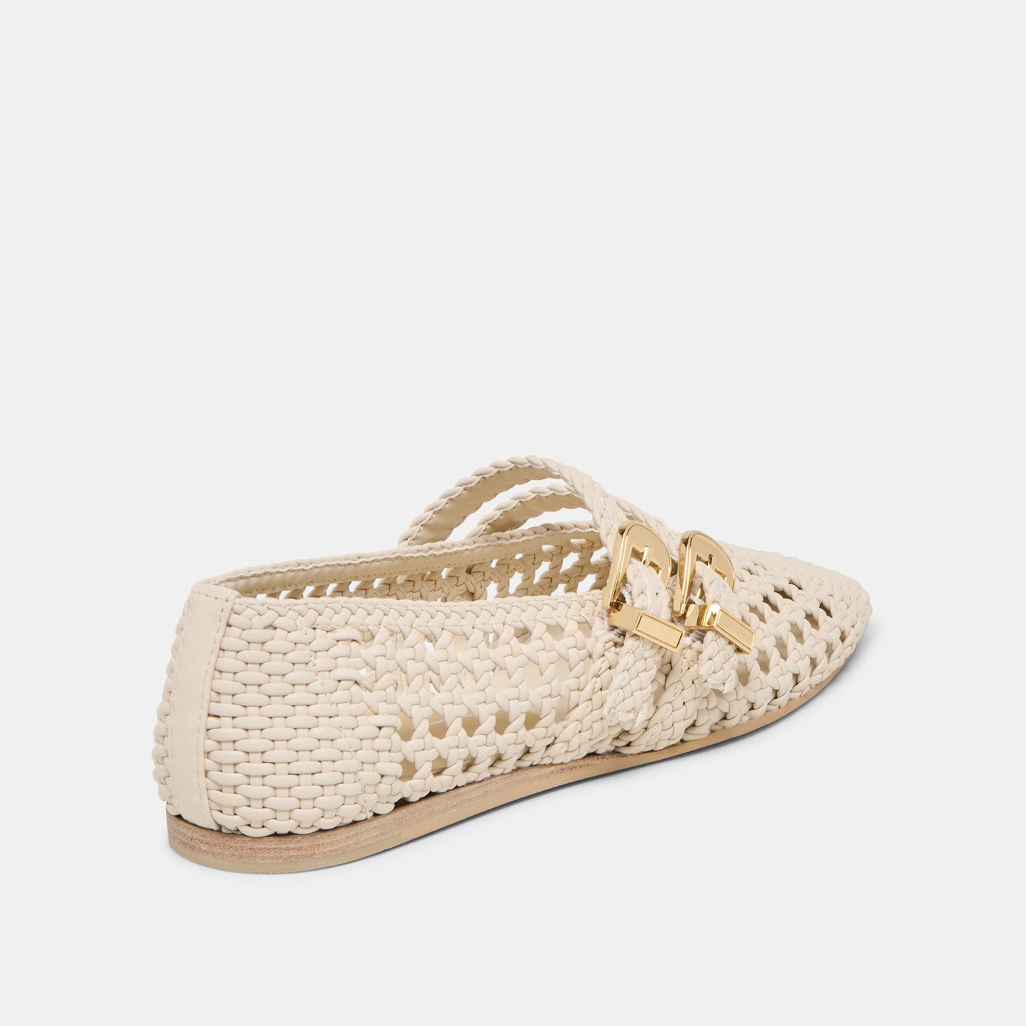 Dolce Vita Baylee Creme Woven Stella Ballet Flats