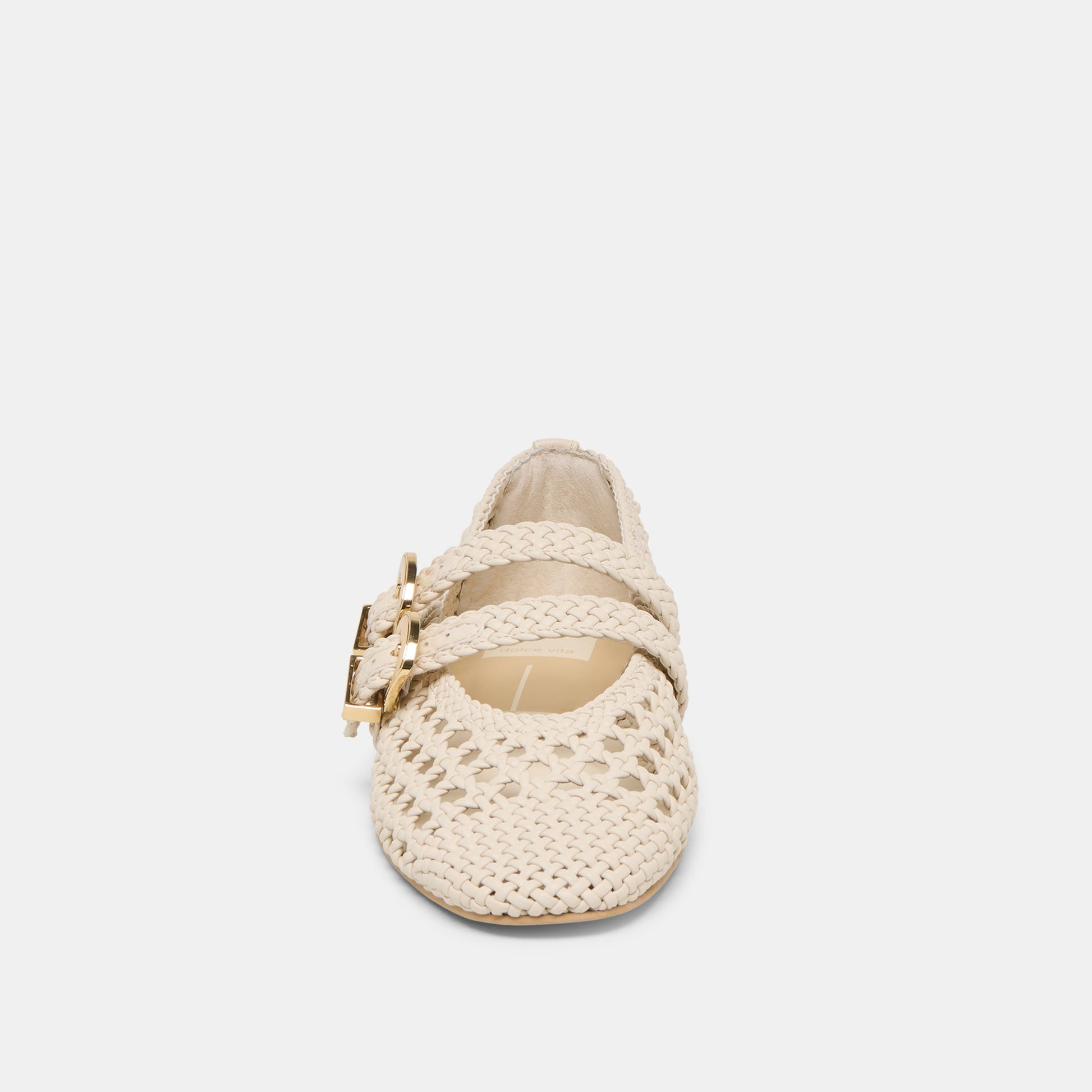 Dolce Vita Baylee Creme Woven Stella Ballet Flats