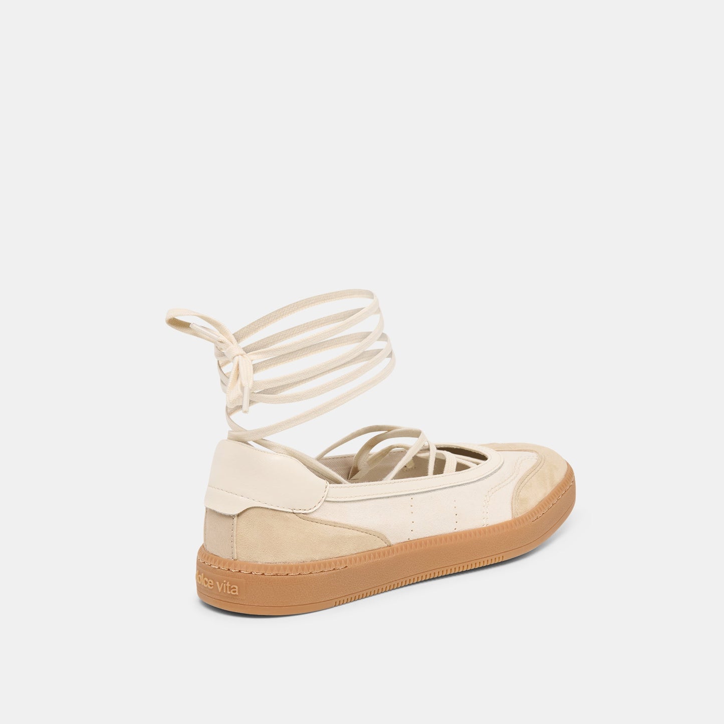 Dolce Vita Nyomie Ivory Multi Leather Sneakers