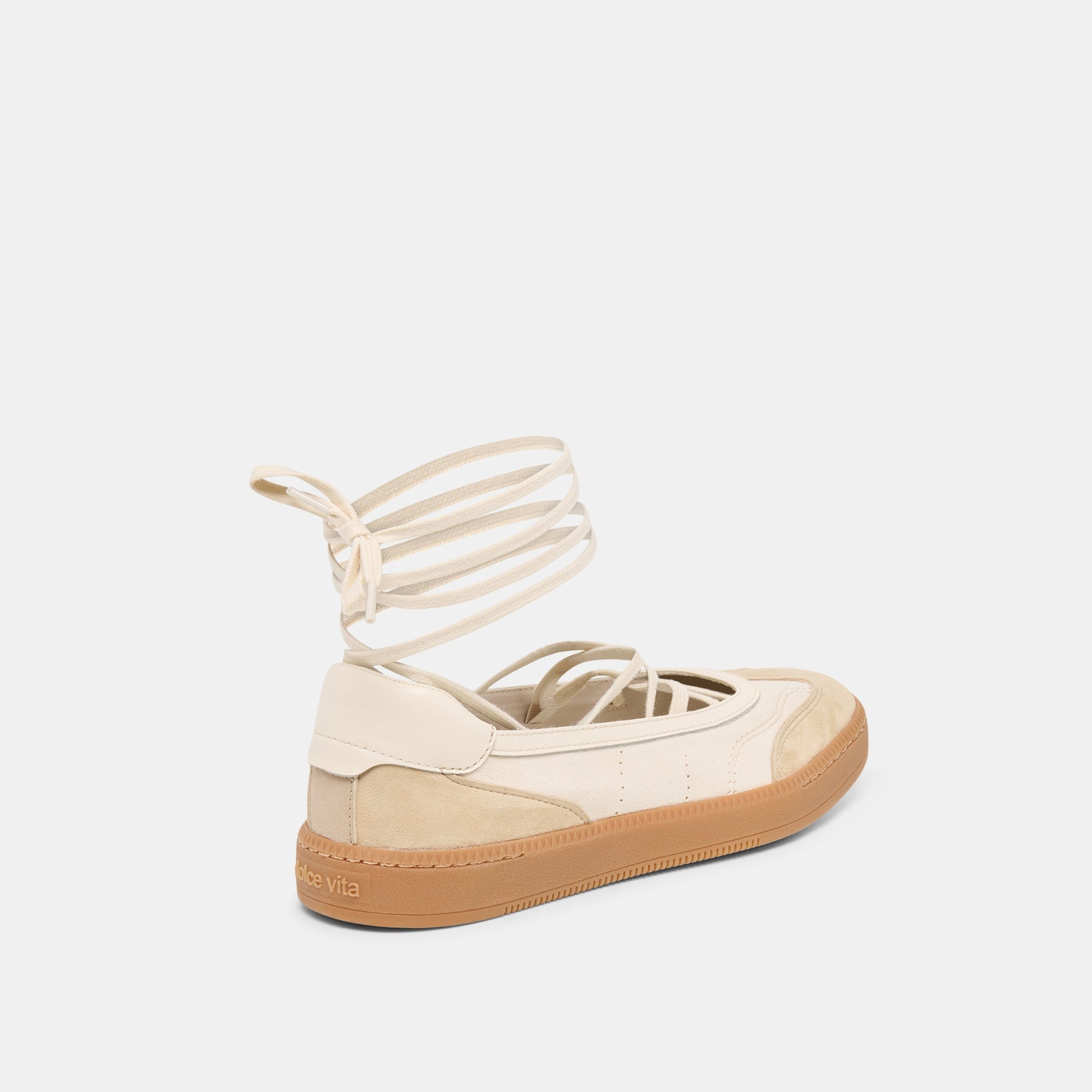 Dolce Vita Nyomie Ivory Multi Leather Sneakers