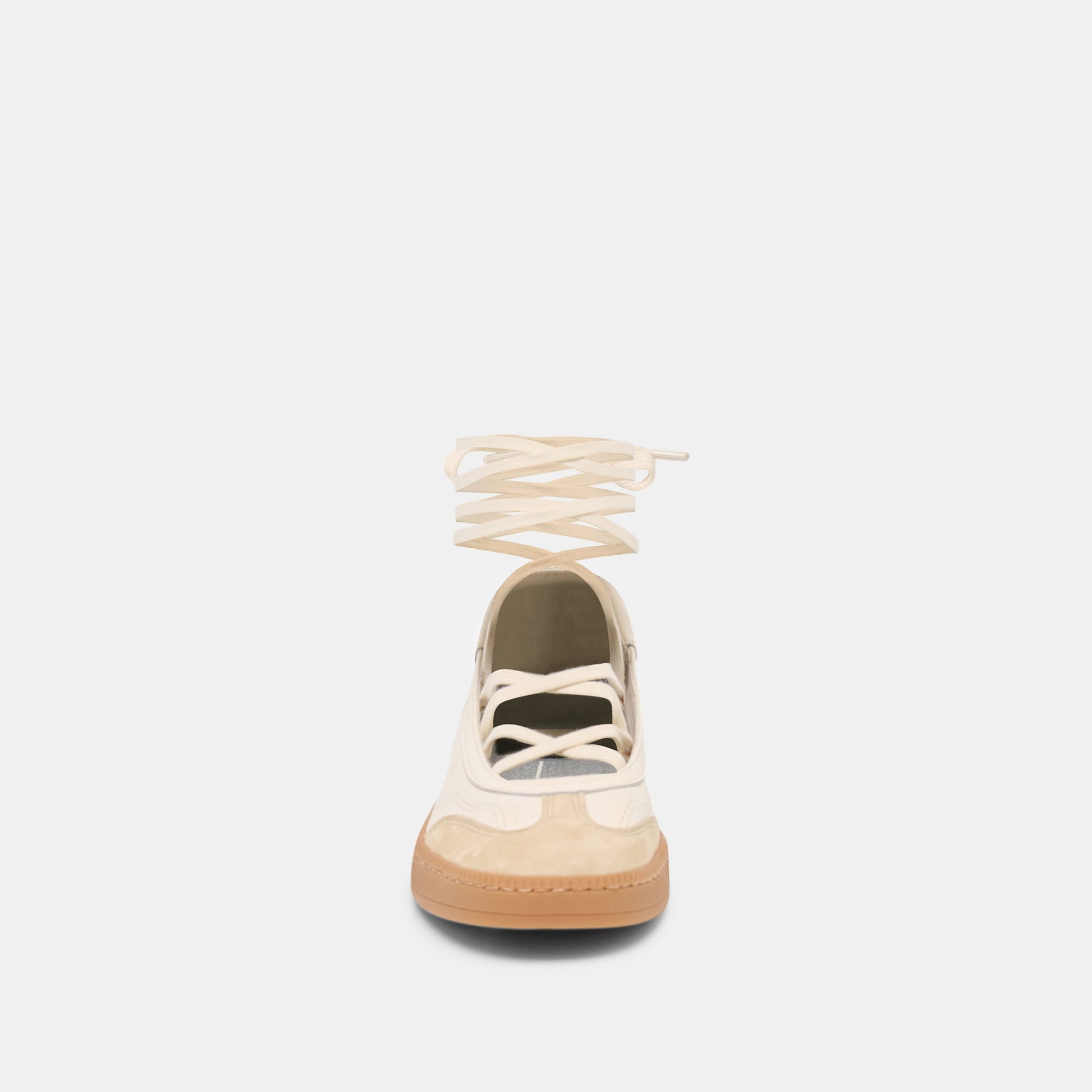 Dolce Vita Nyomie Ivory Multi Leather Sneakers