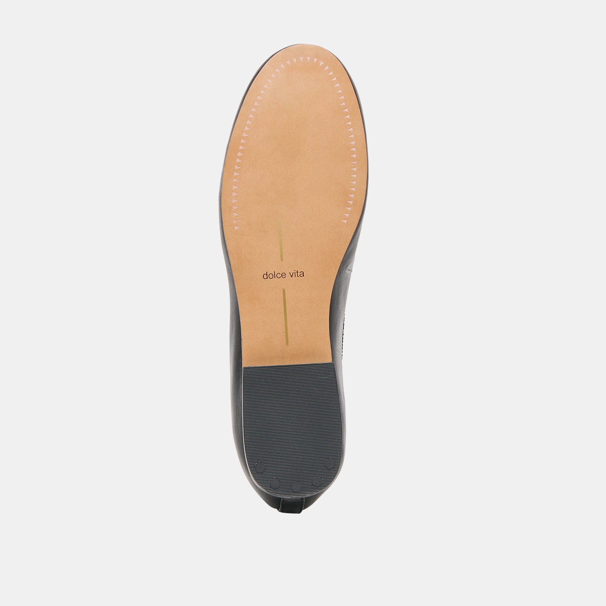 Dolce Vita Ritla Black Leather Ballet Flats