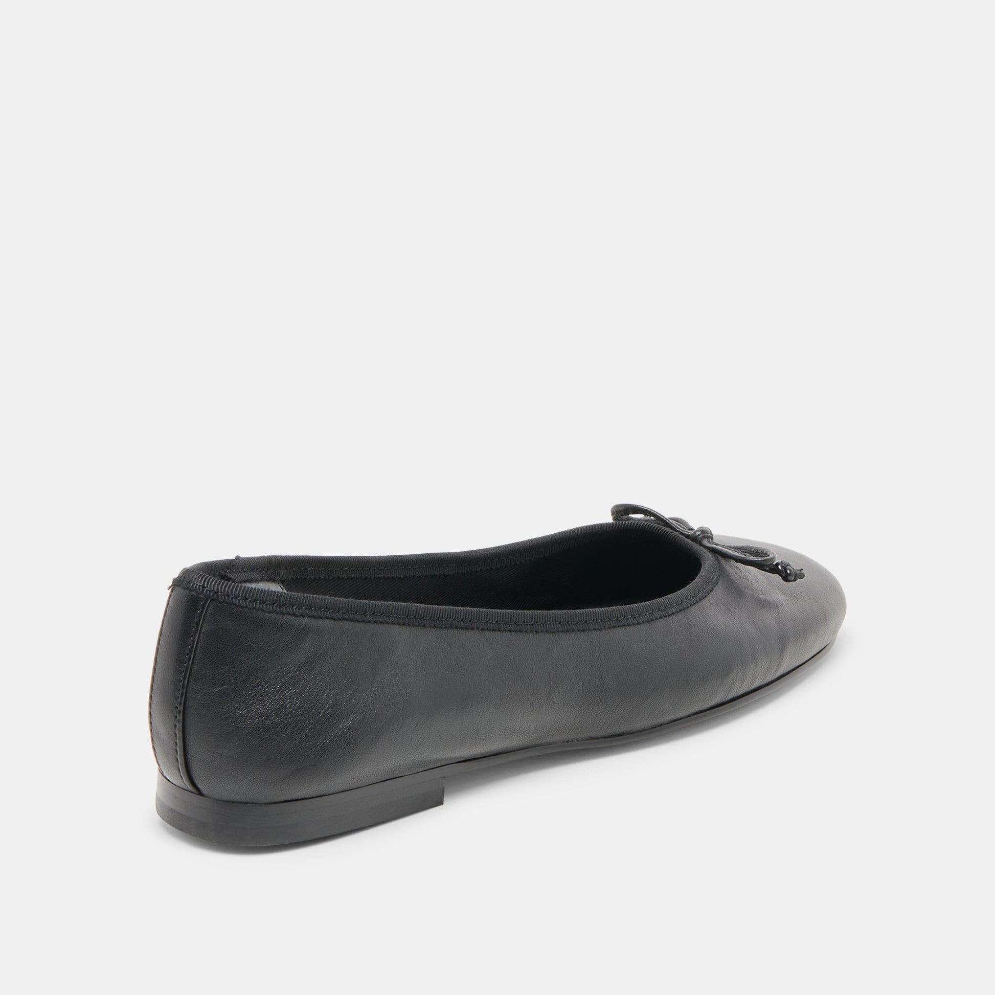 Dolce Vita Ritla Black Leather Ballet Flats