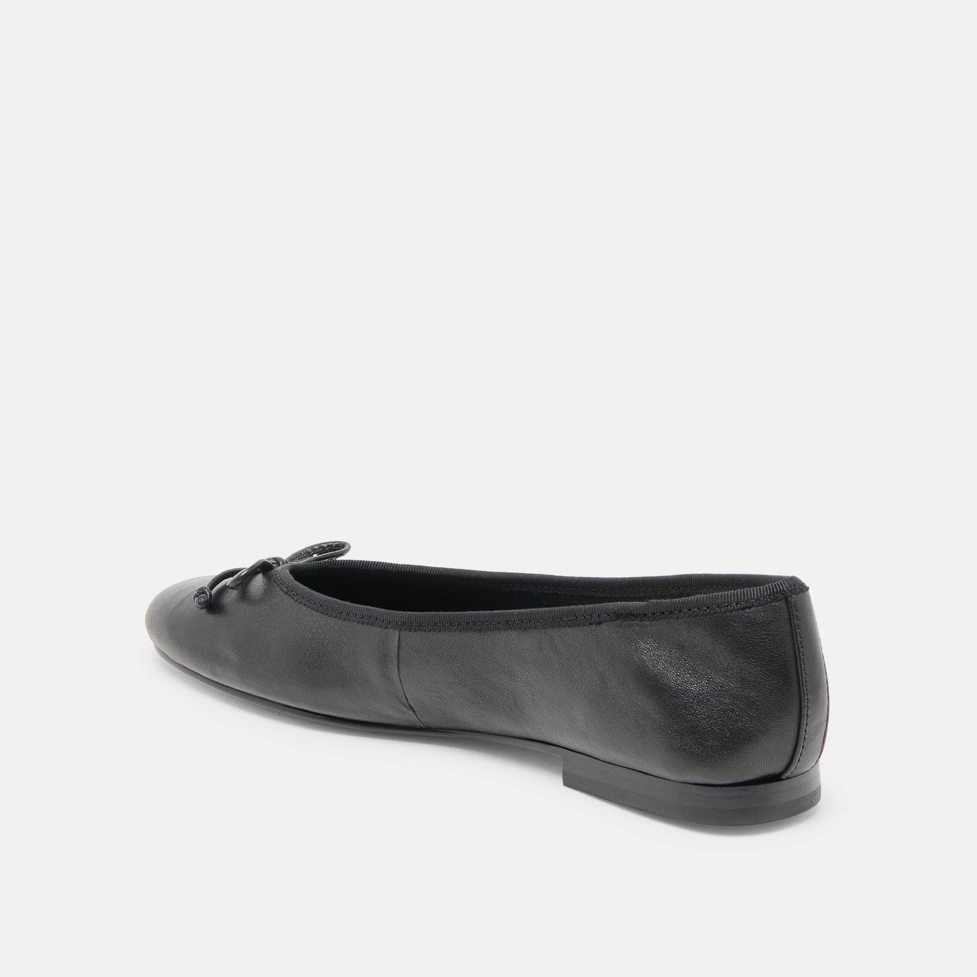 Dolce Vita Ritla Black Leather Ballet Flats
