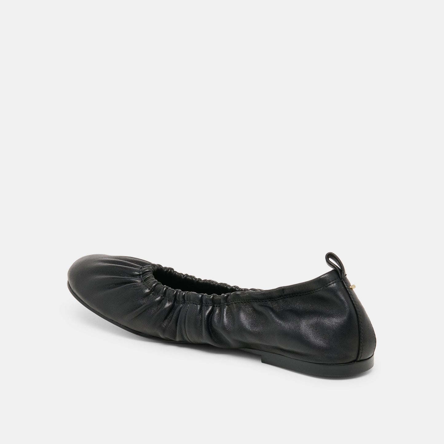 Dolce Vita Conrad Black Leather Ballet Flats