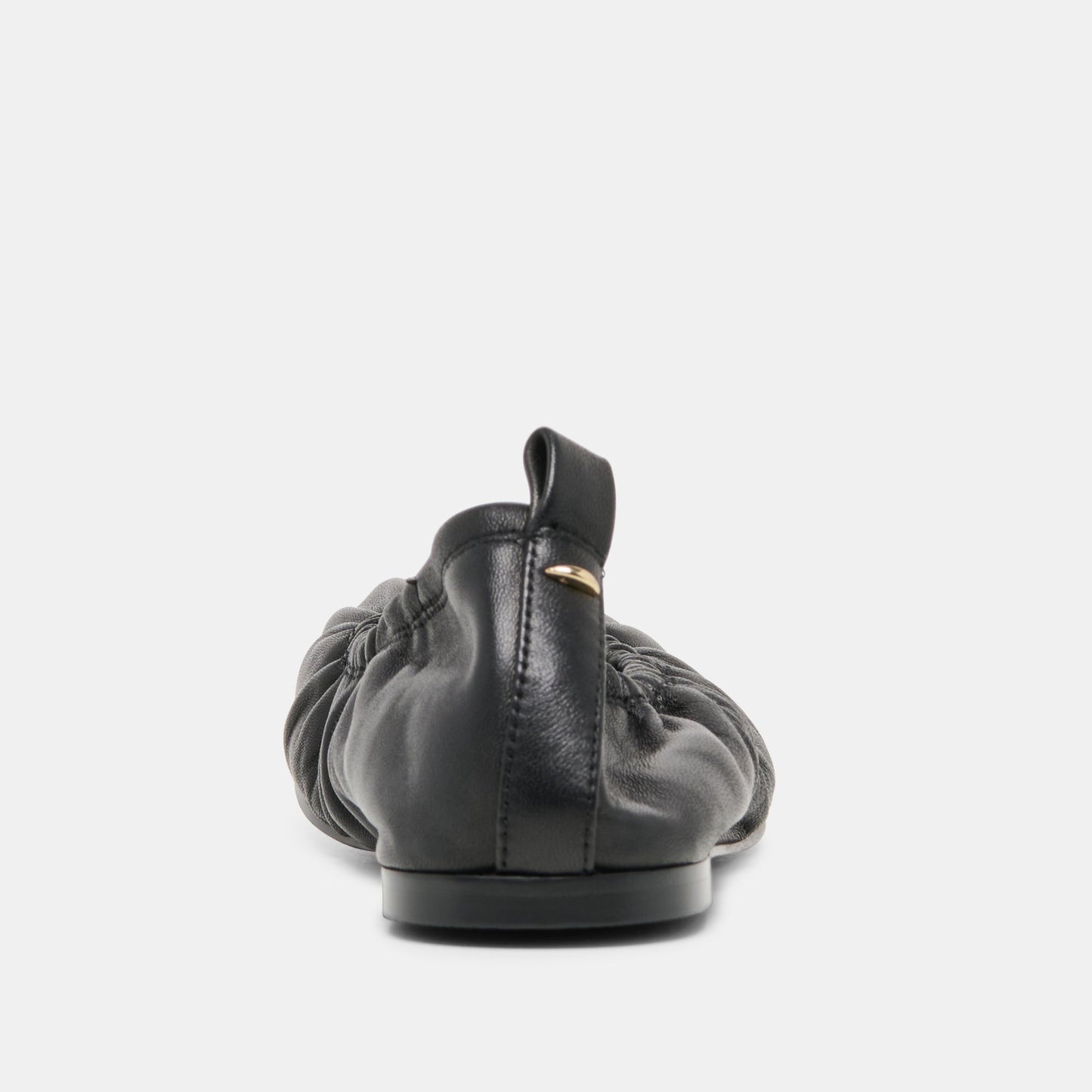 Dolce Vita Conrad Black Leather Ballet Flats
