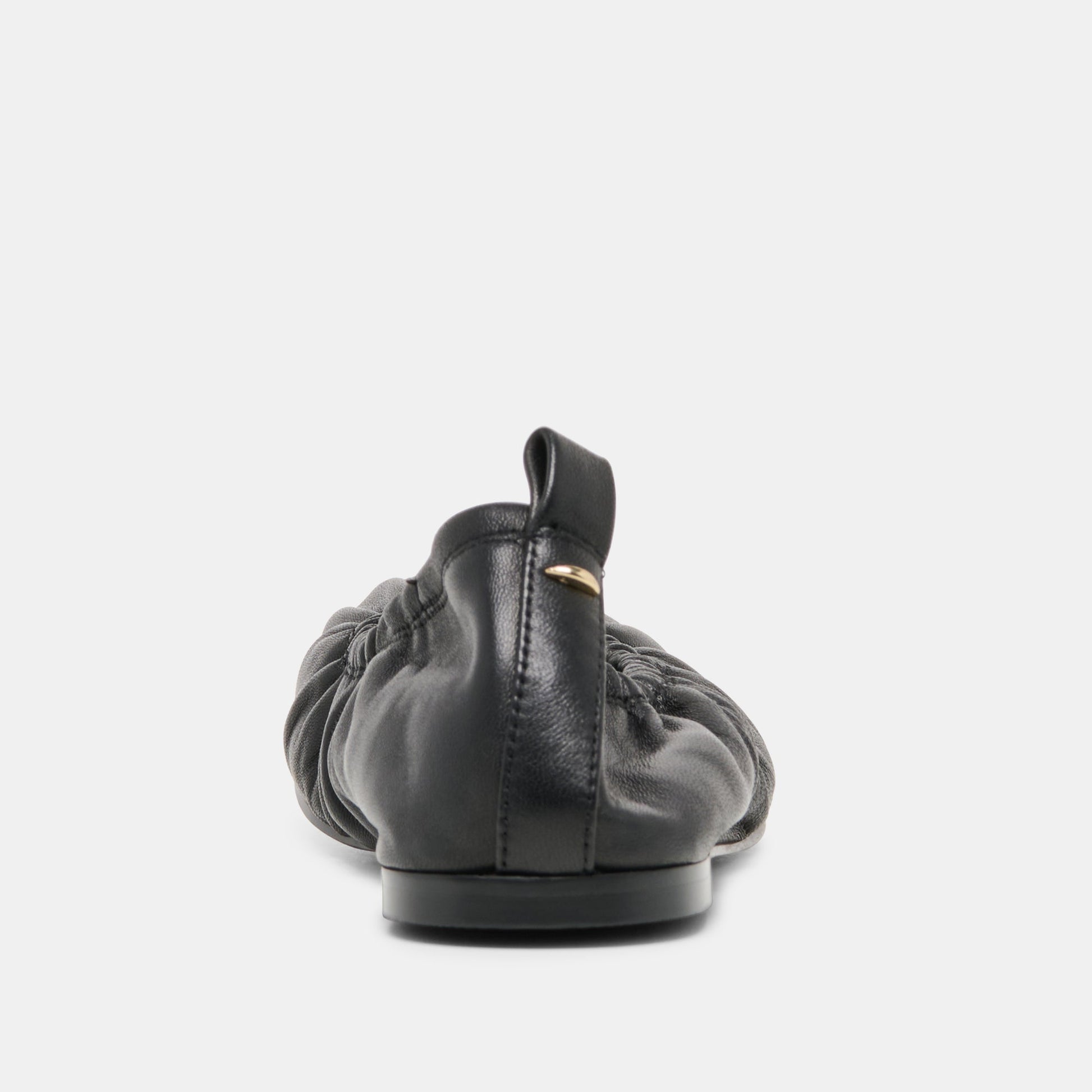 Dolce Vita Conrad Black Leather Ballet Flats