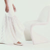 Dolce Vita Reyes Ivory Leather Ballet Flats
