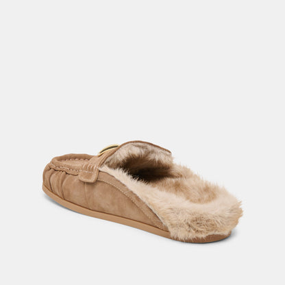Dolce Vita Jodero Plush Mushroom Suede Flats