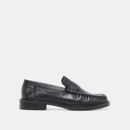 Dolce Vita Bodi Black Leather Loafers