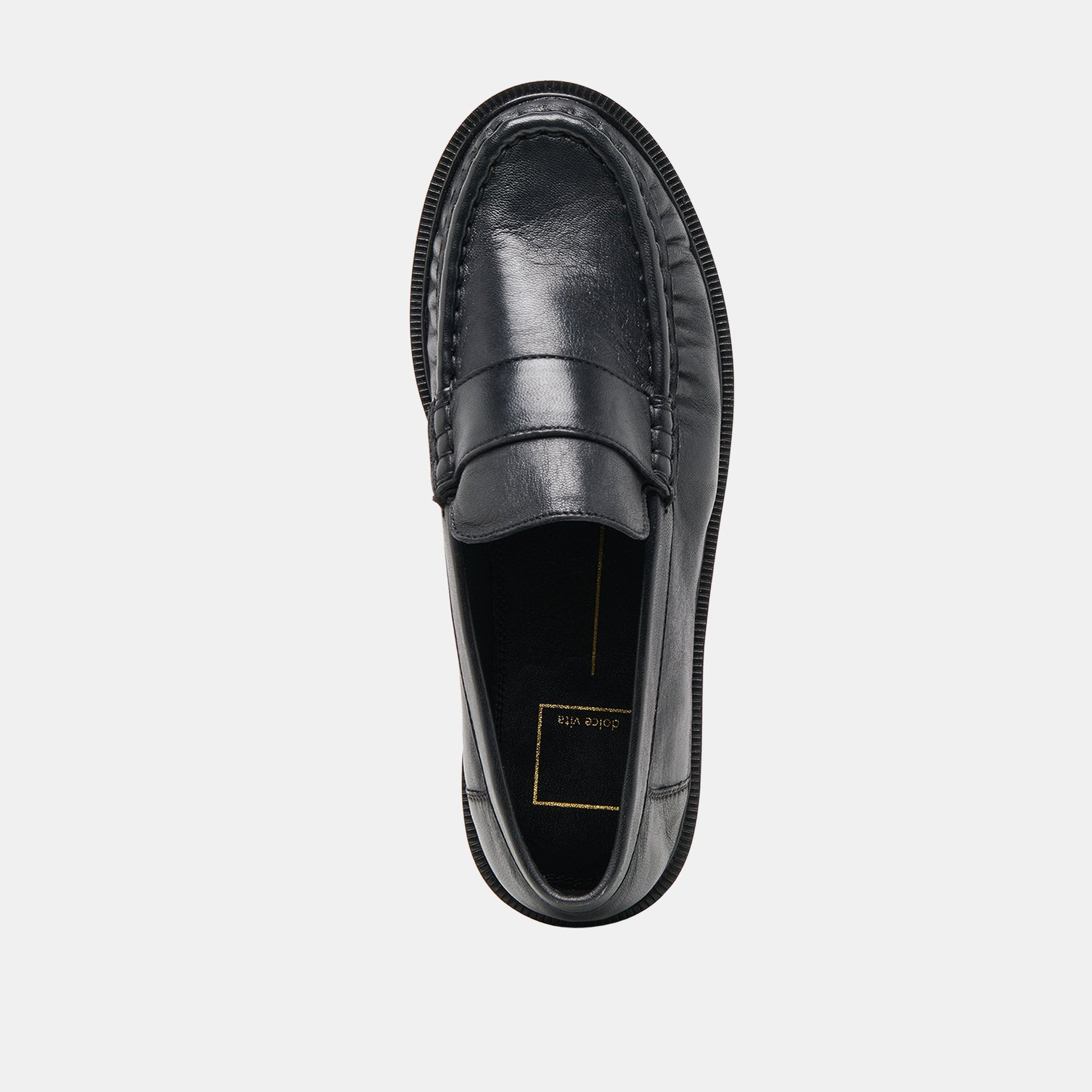 Dolce Vita Bodi Black Leather Loafers