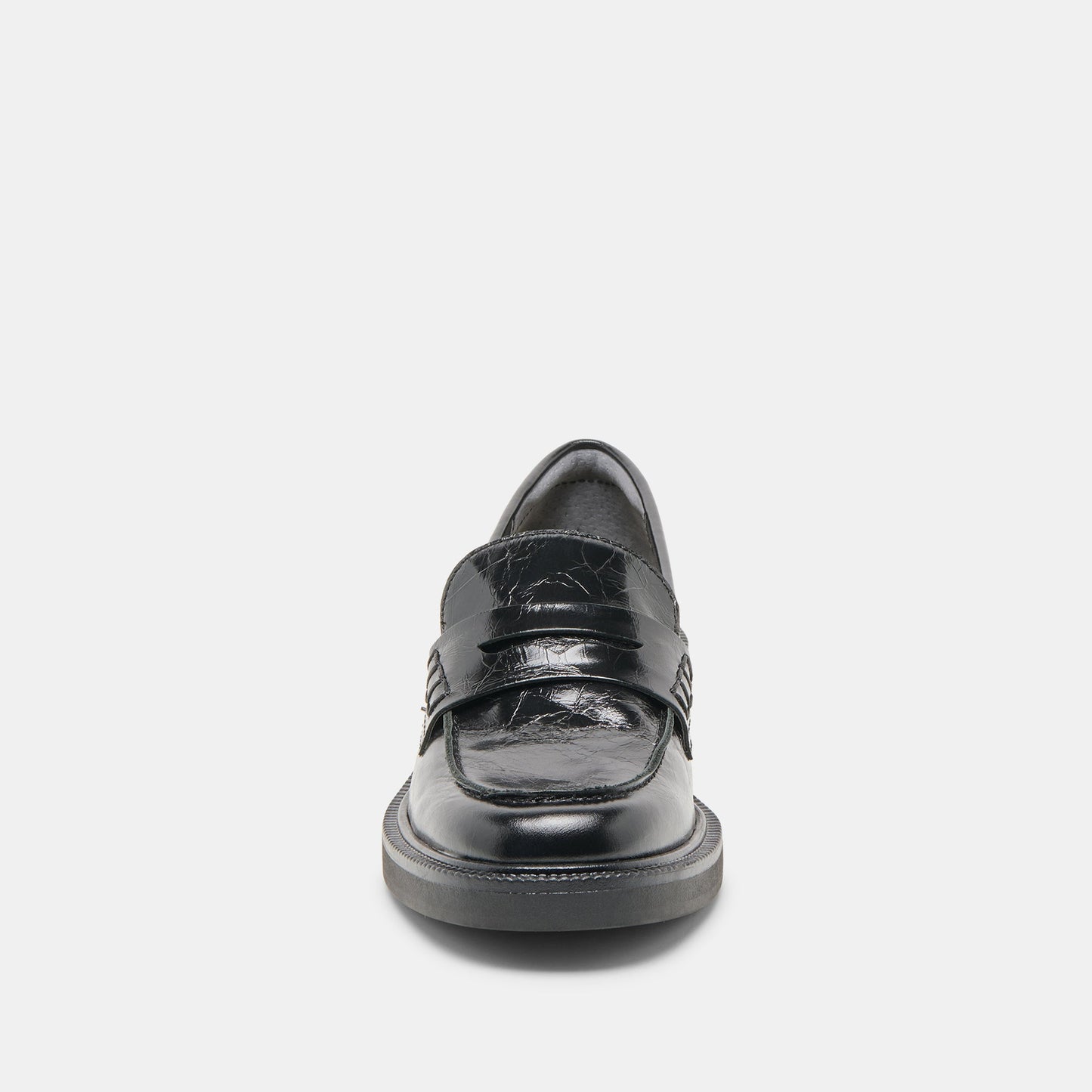 Dolce Vita Tiggy Midnight Crinkle Patent Loafers