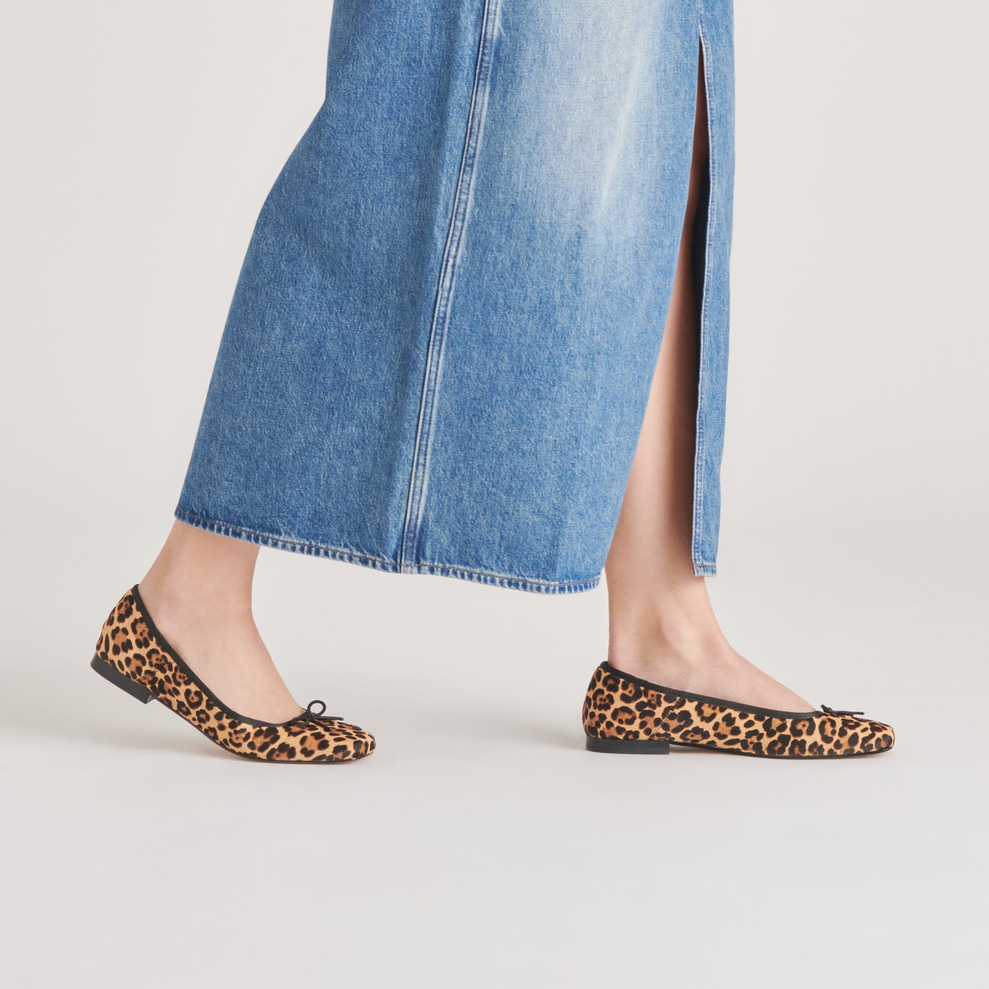 Dolce Vita Anisa Ballet Flats DK LEOPARD CALF HAIR