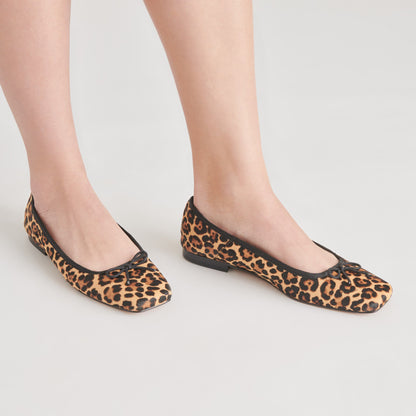 Dolce Vita Anisa Ballet Flats DK LEOPARD CALF HAIR