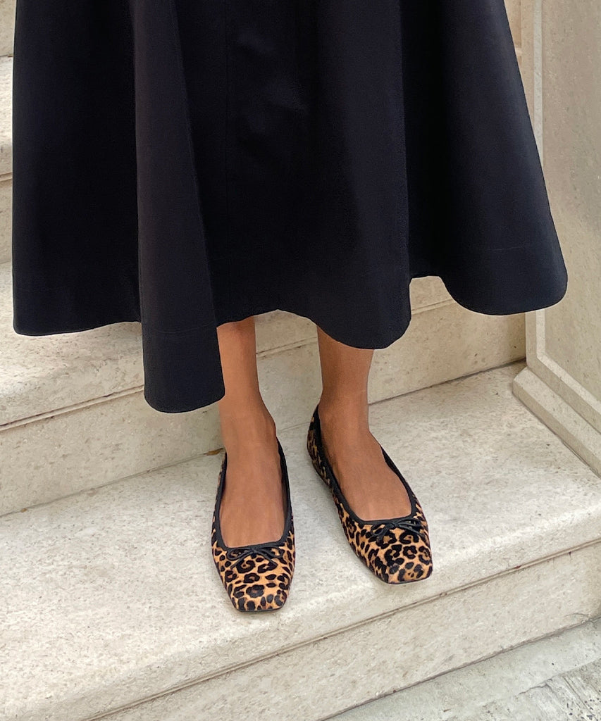 Dolce Vita Anisa Ballet Flats DK LEOPARD CALF HAIR