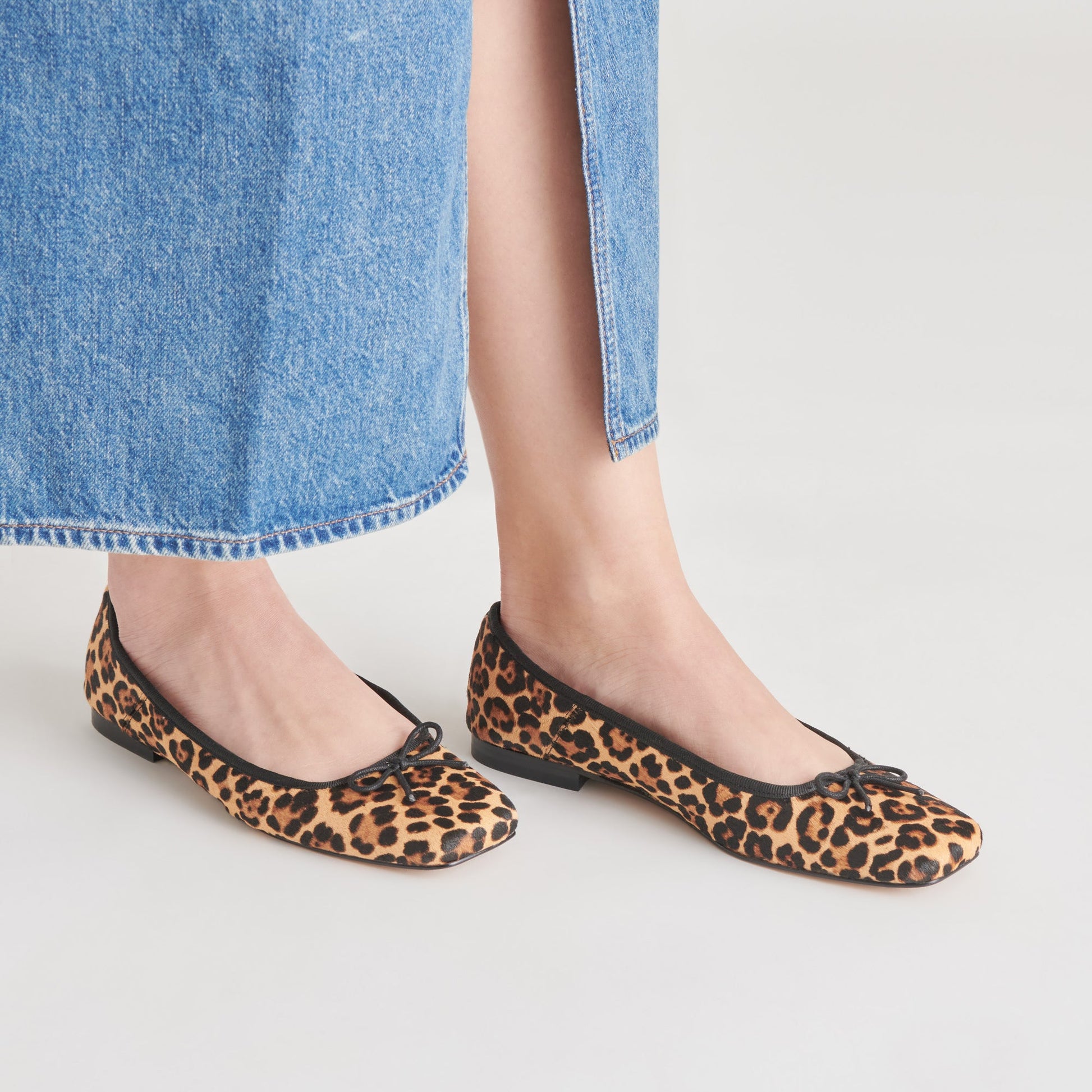 Dolce Vita Anisa Ballet Flats DK LEOPARD CALF HAIR
