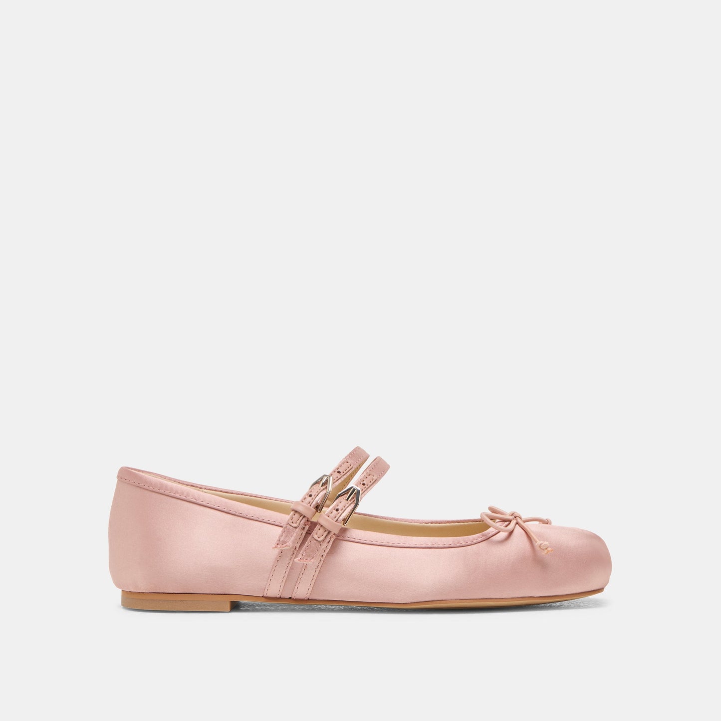 Dolce Vita Gibsen Blush Satin Ballet Flats