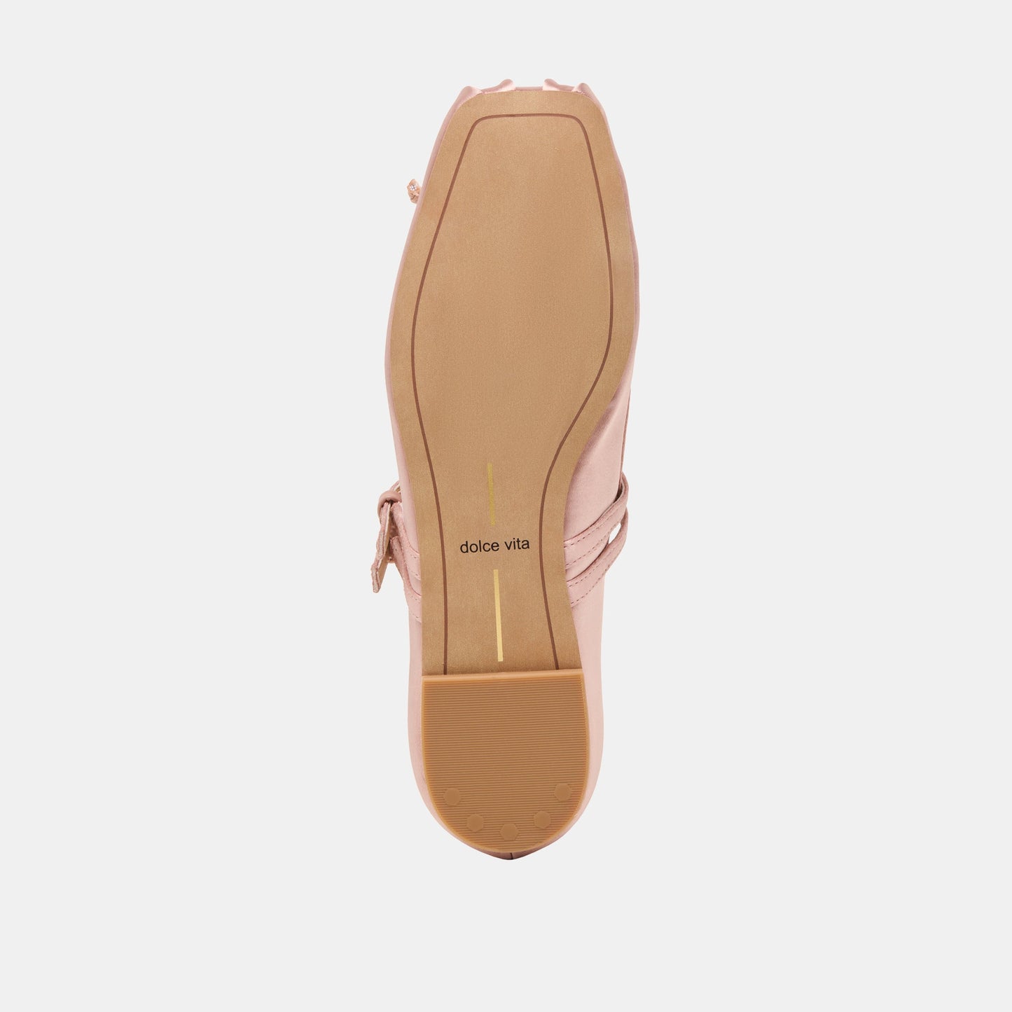 Dolce Vita Gibsen Blush Satin Ballet Flats