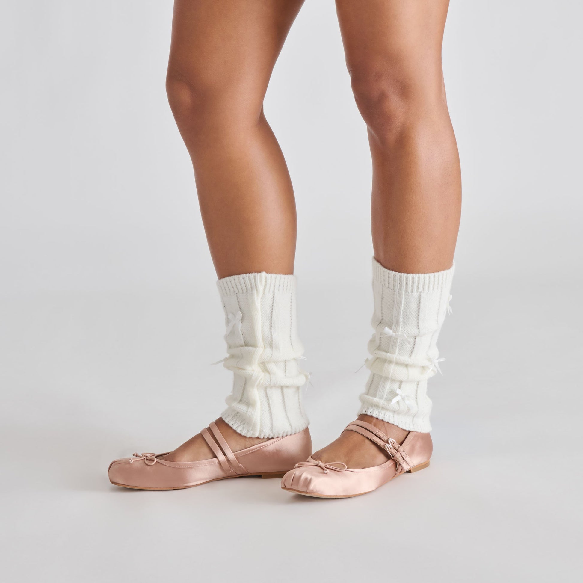 Dolce Vita Gibsen Blush Satin Ballet Flats