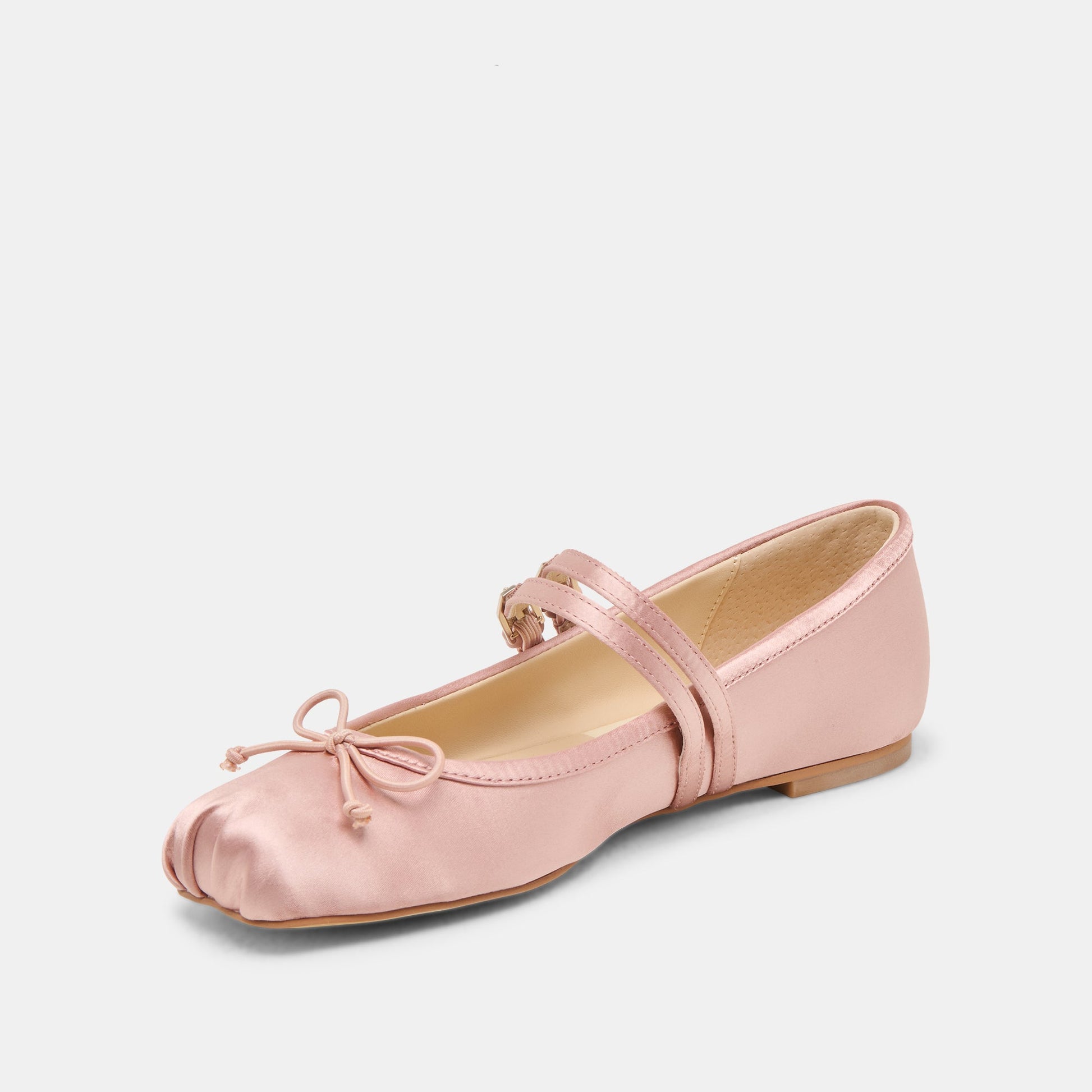 Dolce Vita Gibsen Blush Satin Ballet Flats