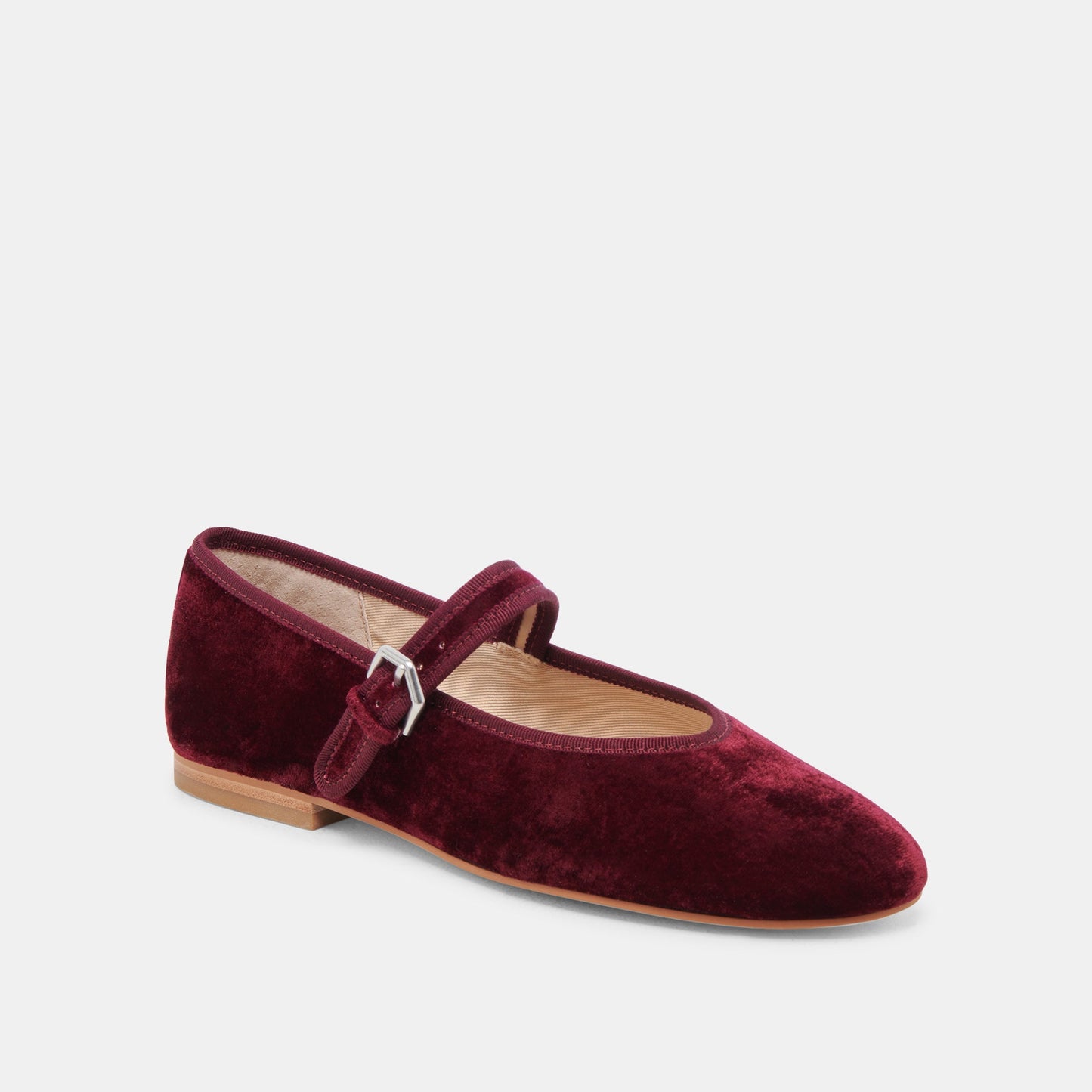 Dolce Vita ROSLYN BALLET FLATS WINE VELVET