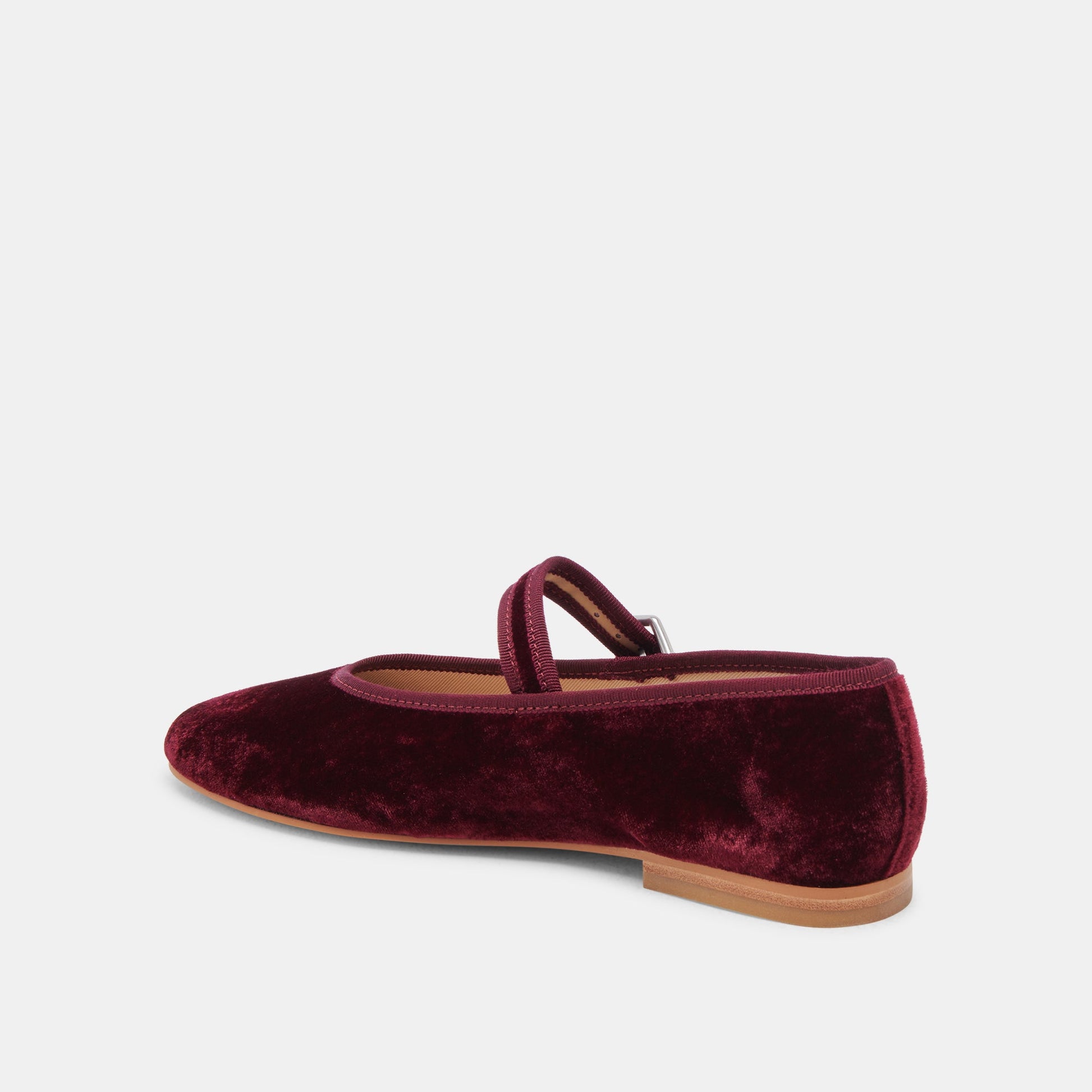 Dolce Vita ROSLYN BALLET FLATS WINE VELVET