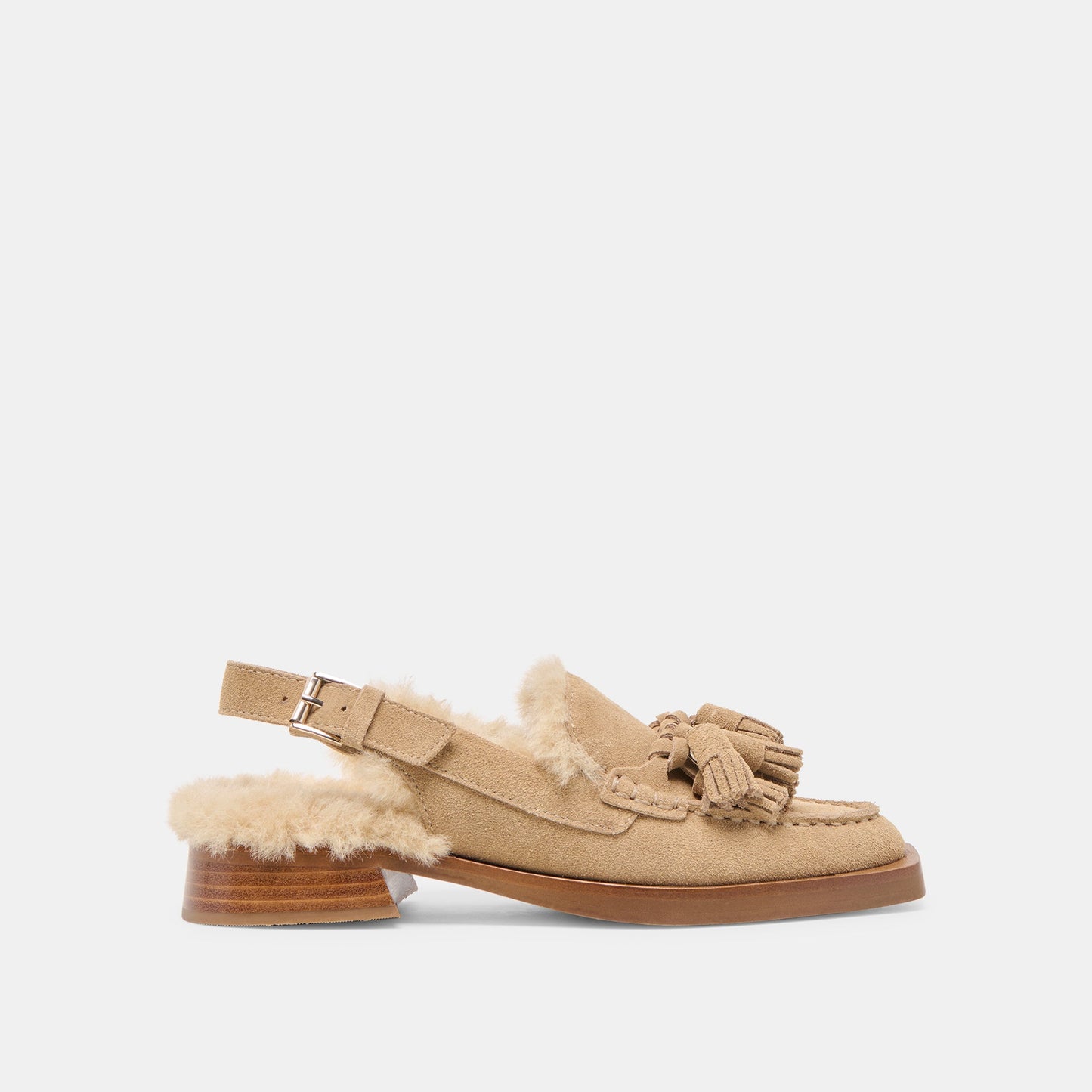 Dolce Vita Hamlit Plush Dk Taupe Suede Loafers