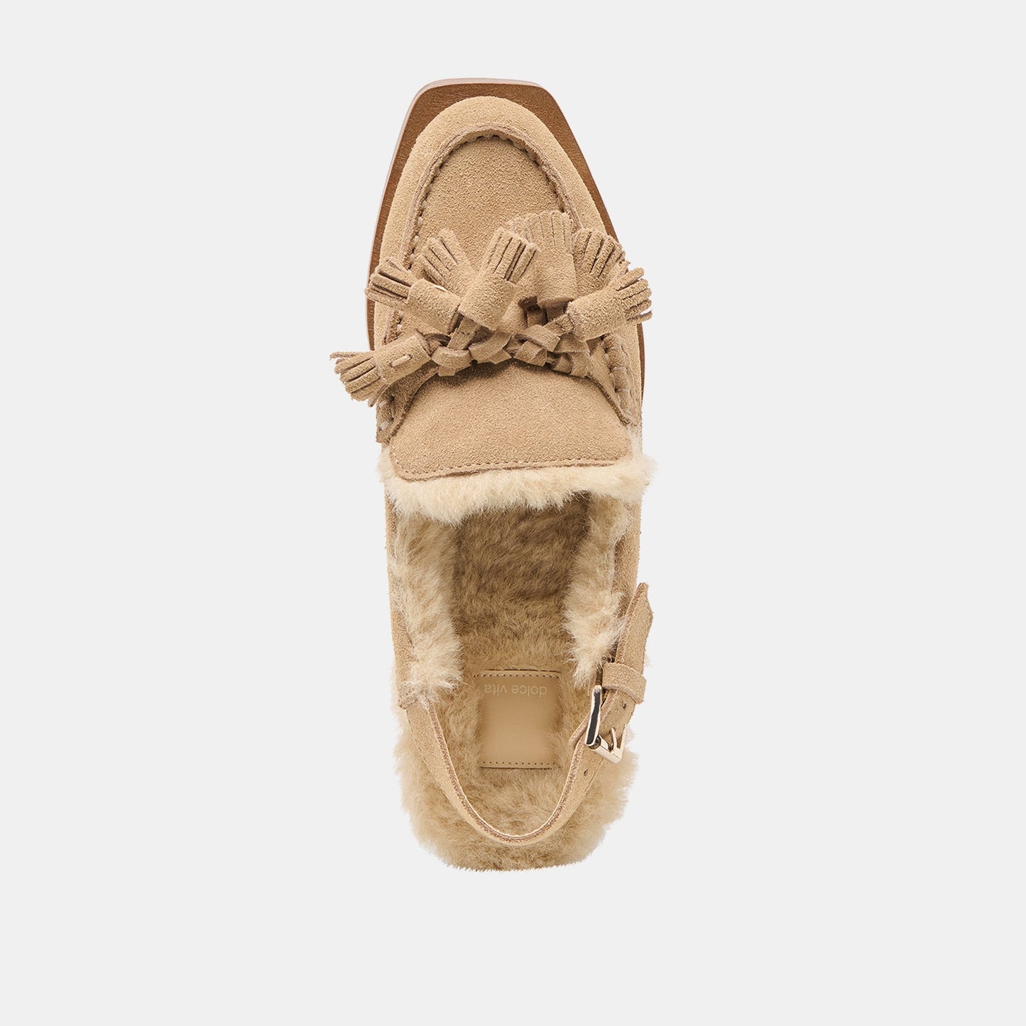 Dolce Vita Hamlit Plush Dk Taupe Suede Loafers
