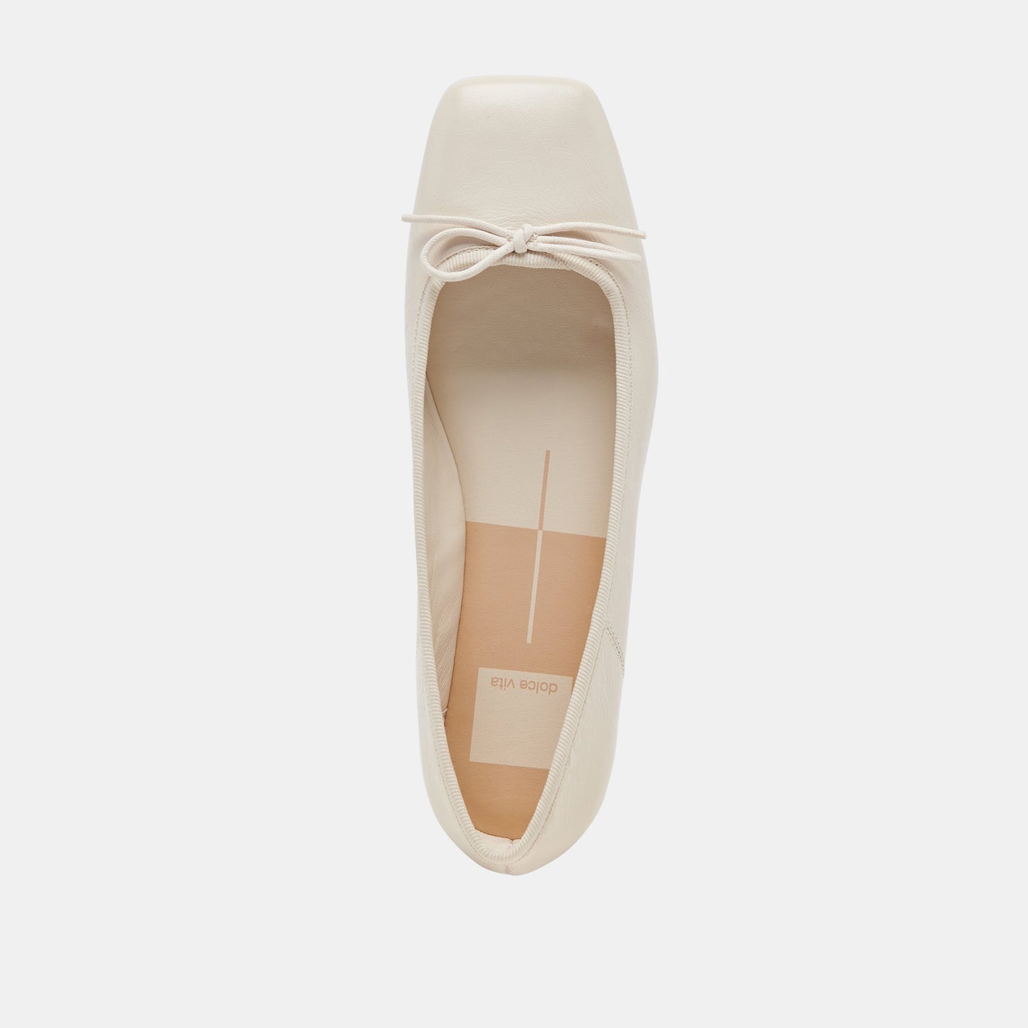 Dolce Vita Anisa Ballet Flats CREME CRINKLE PATENT