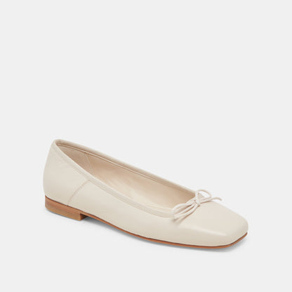 Dolce Vita Anisa Ballet Flats CREME CRINKLE PATENT