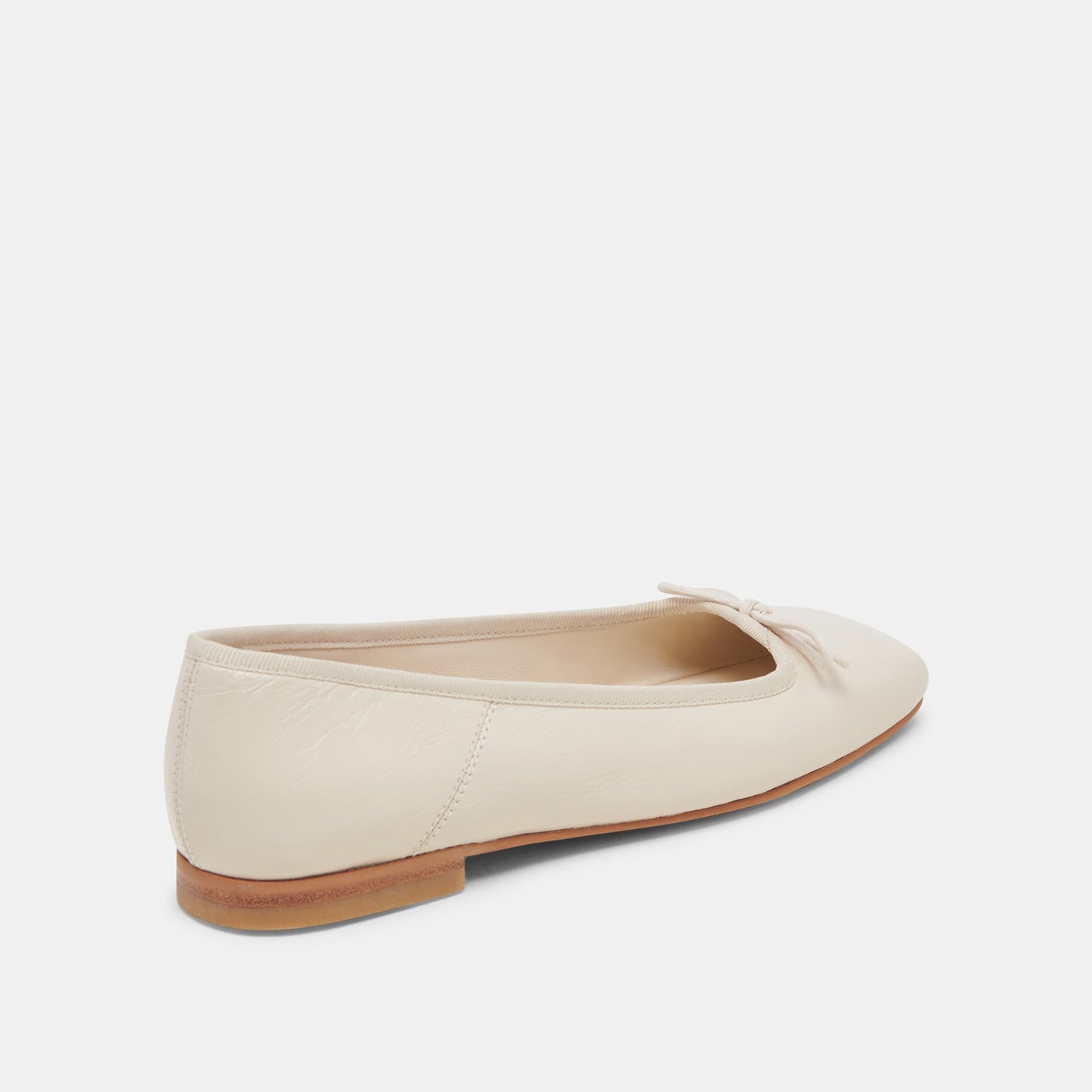 Dolce Vita Anisa Ballet Flats CREME CRINKLE PATENT