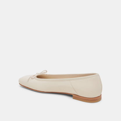 Dolce Vita Anisa Ballet Flats CREME CRINKLE PATENT