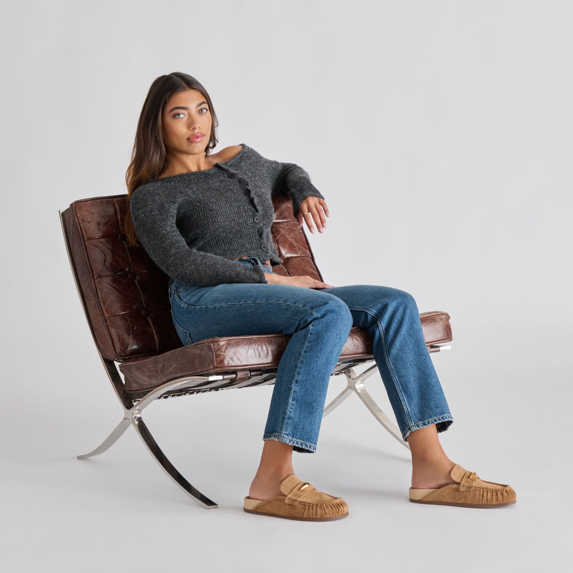 Dolce Vita Jodero Lt Brown Suede Flats