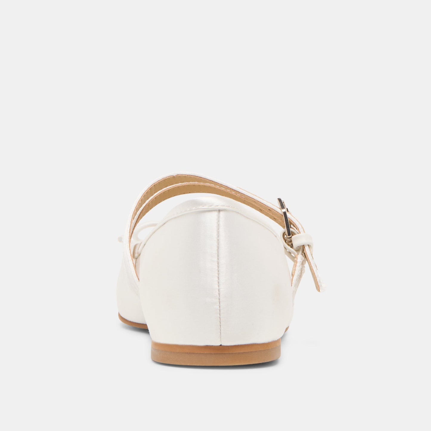 Dolce Vita Gibsen True White Satin Ballet Flats