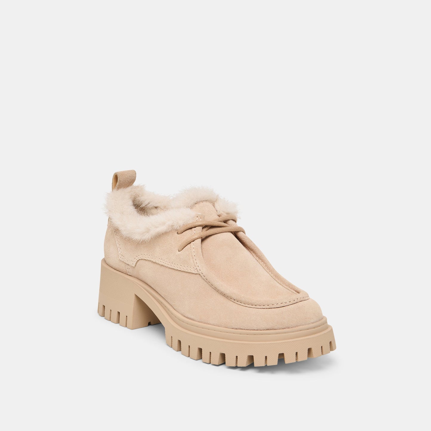 Dolce Vita Milza Plush Dune Suede Loafers
