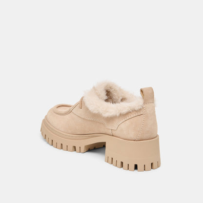 Dolce Vita Milza Plush Dune Suede Loafers