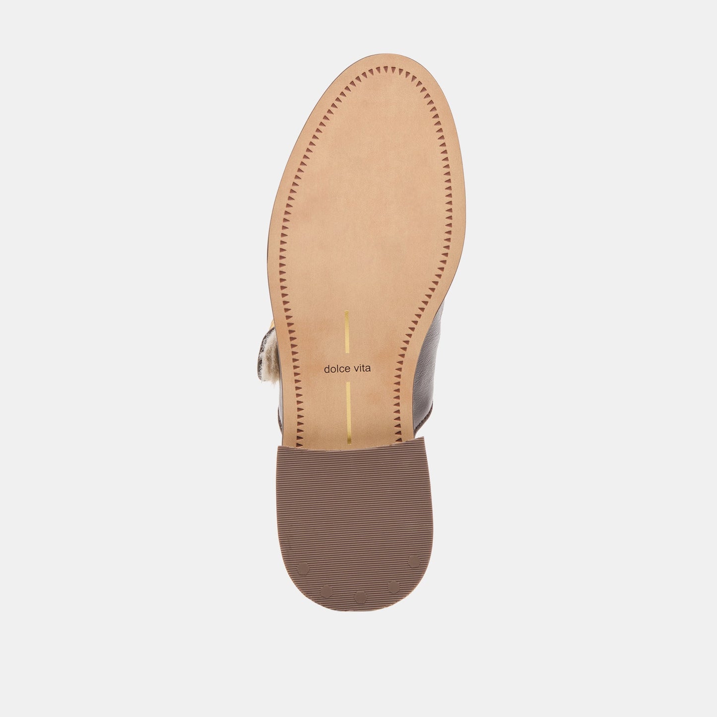 Dolce Vita Harlah Plush Chocolate Leather Flats