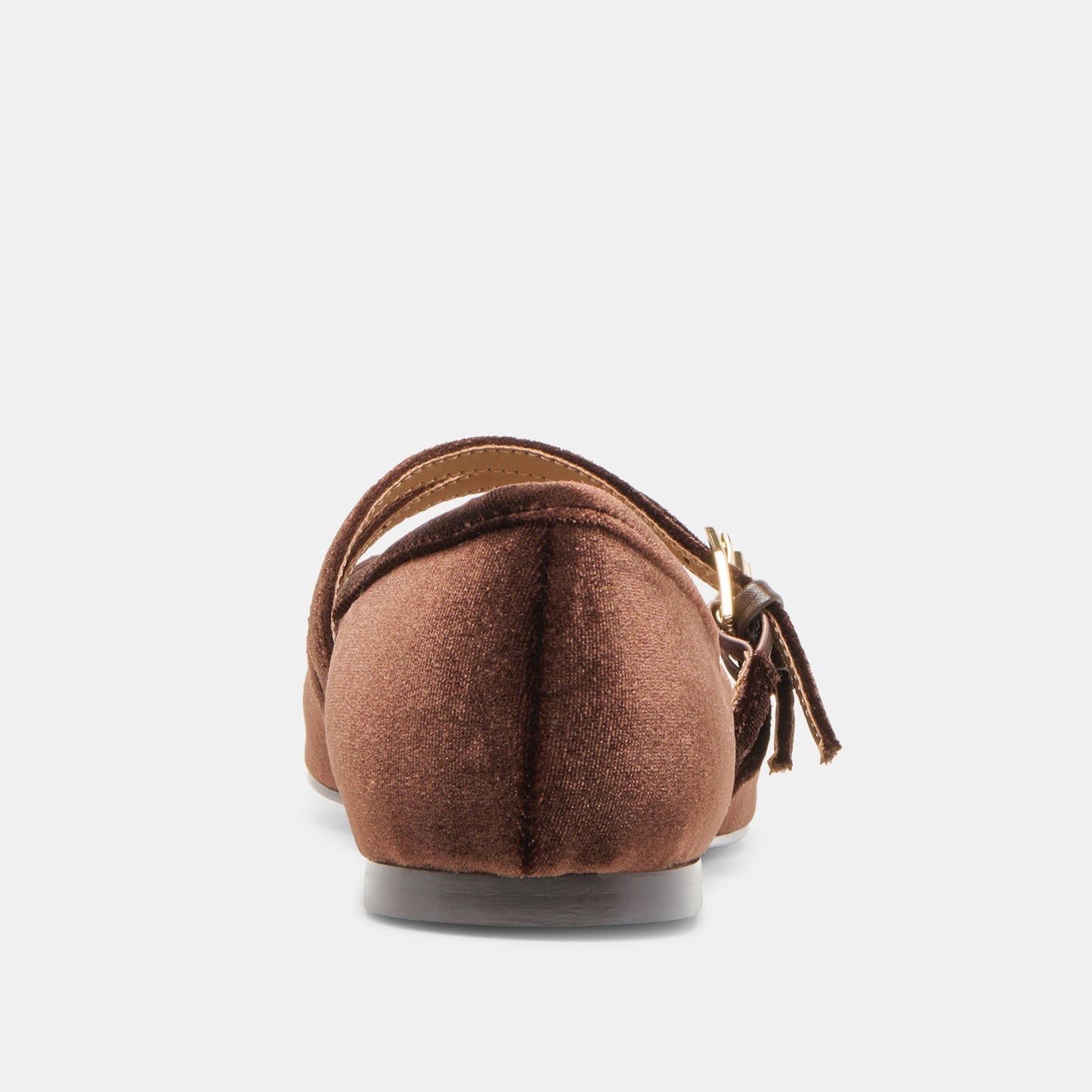 Dolce Vita Gibsen Chocolate Velvet Ballet Flats