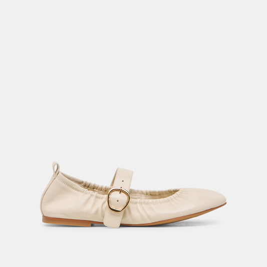 Dolce Vita Caely Bone Leather Ballet Flats