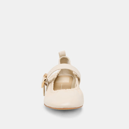 Dolce Vita Caely Bone Leather Ballet Flats
