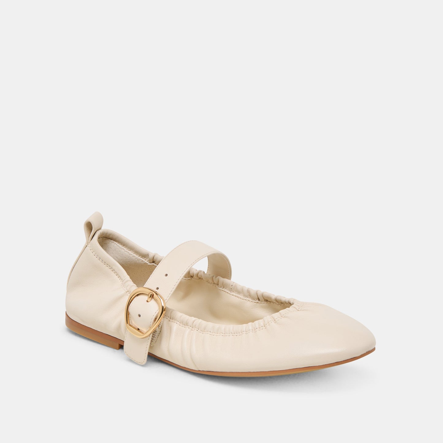 Dolce Vita Caely Bone Leather Ballet Flats