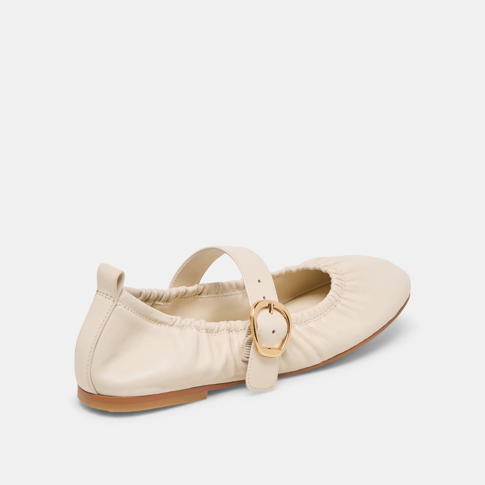 Dolce Vita Caely Bone Leather Ballet Flats