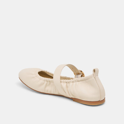 Dolce Vita Caely Bone Leather Ballet Flats