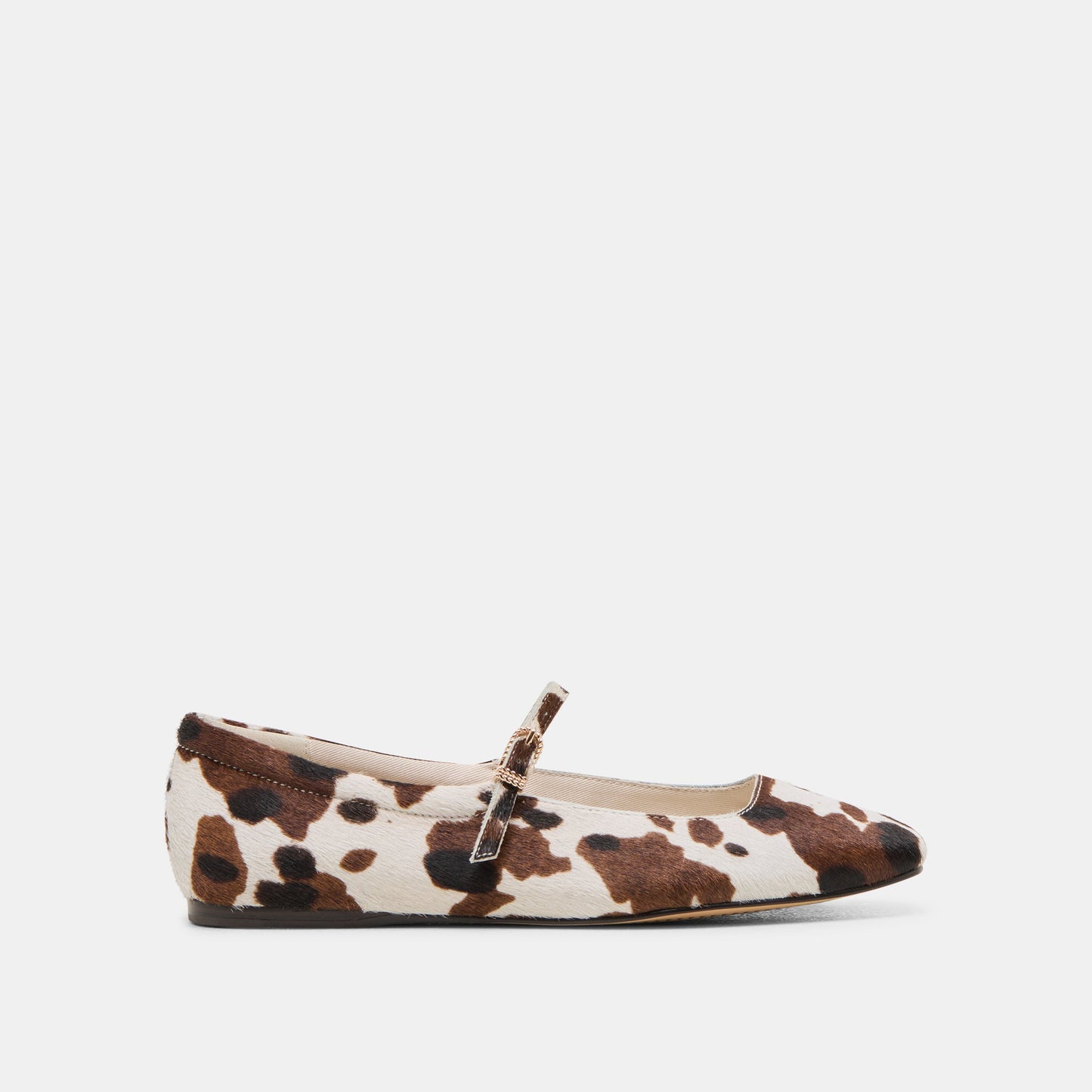 Dolce Vita Reyes Cocoa Taurus Calf Hair Ballet Flats