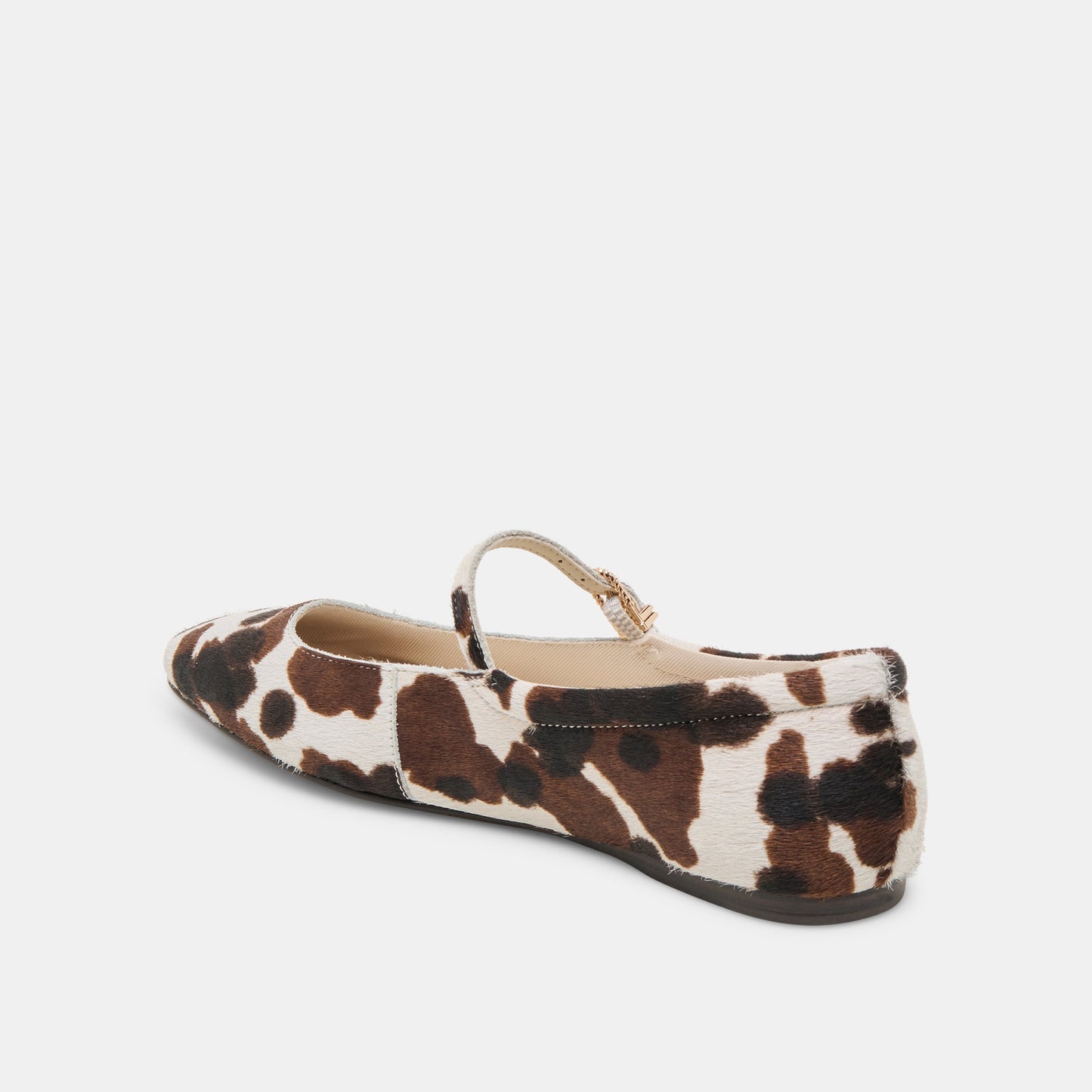 Dolce Vita Reyes Cocoa Taurus Calf Hair Ballet Flats