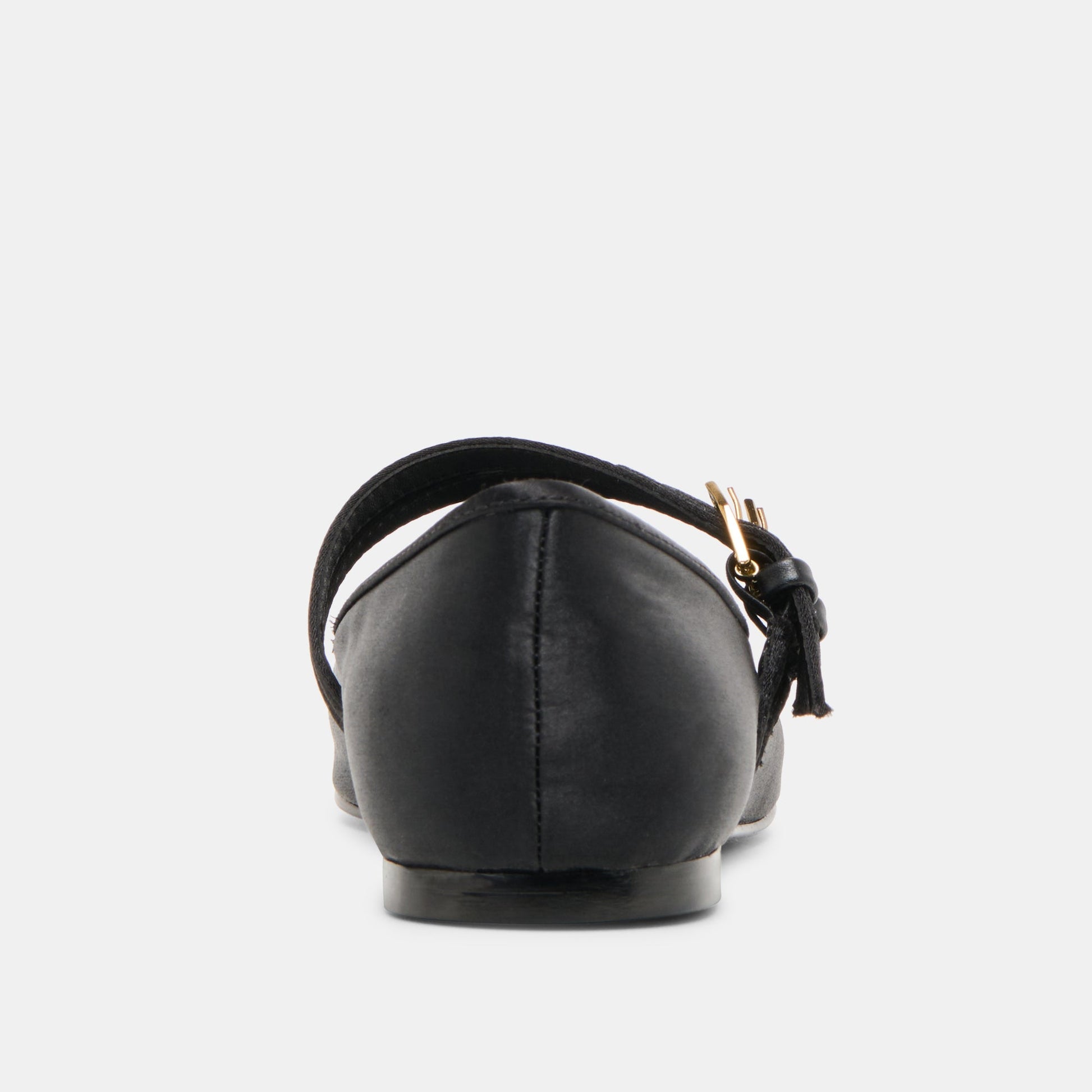 Dolce Vita Gibsen Onyx Satin Ballet Flats