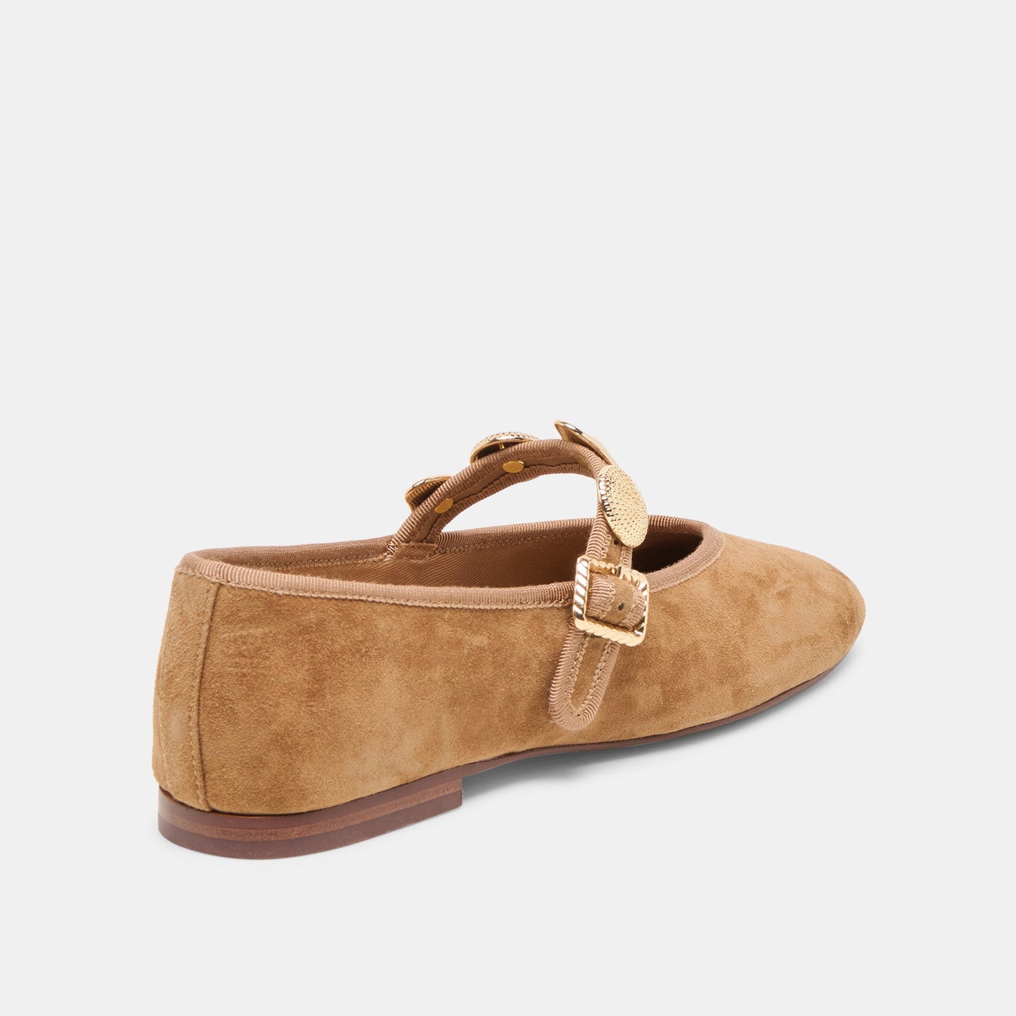 Dolce Vita Relan Lt Brown Suede Ballet Flats