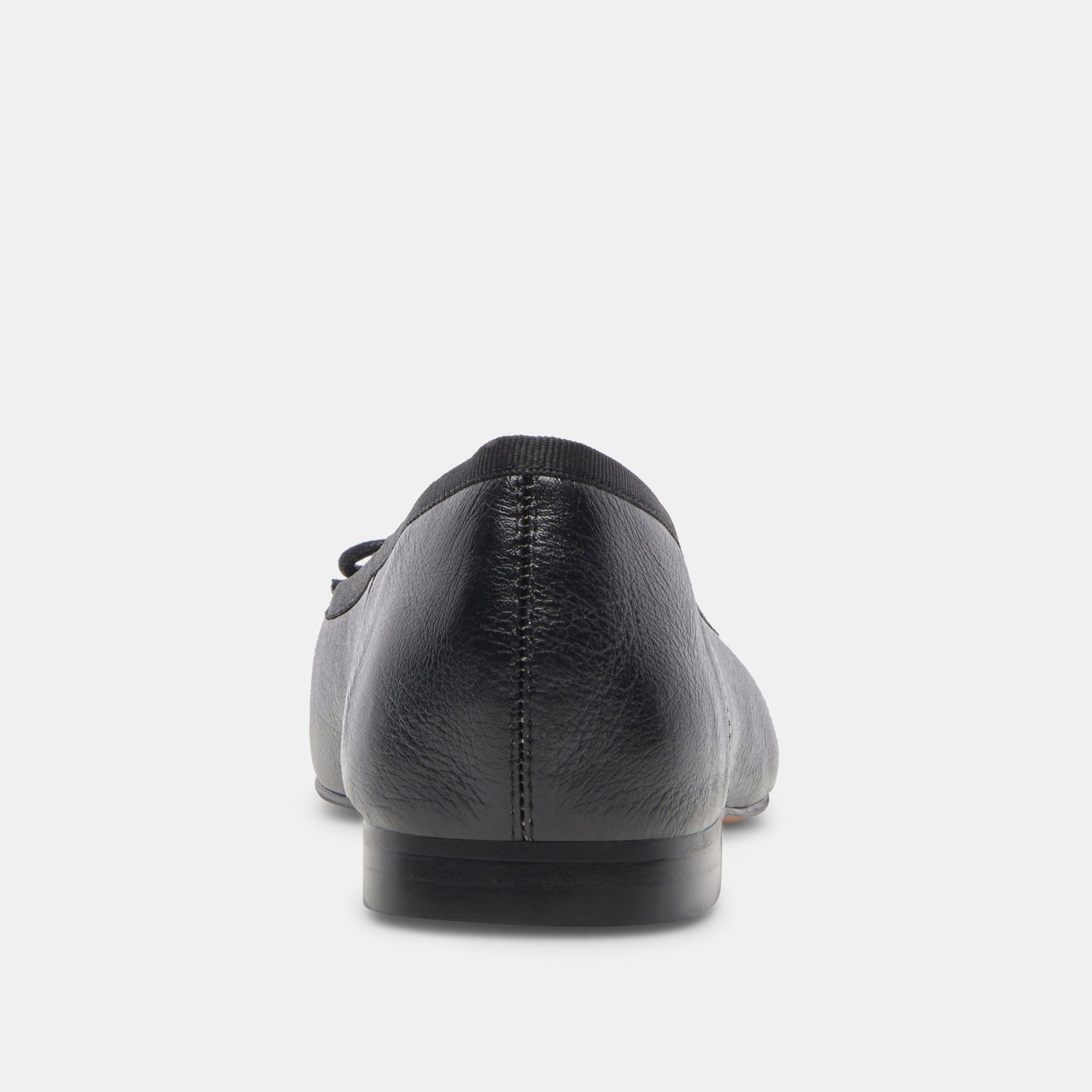 Dolce Vita ANISA Wide Black Leather Ballet Flats