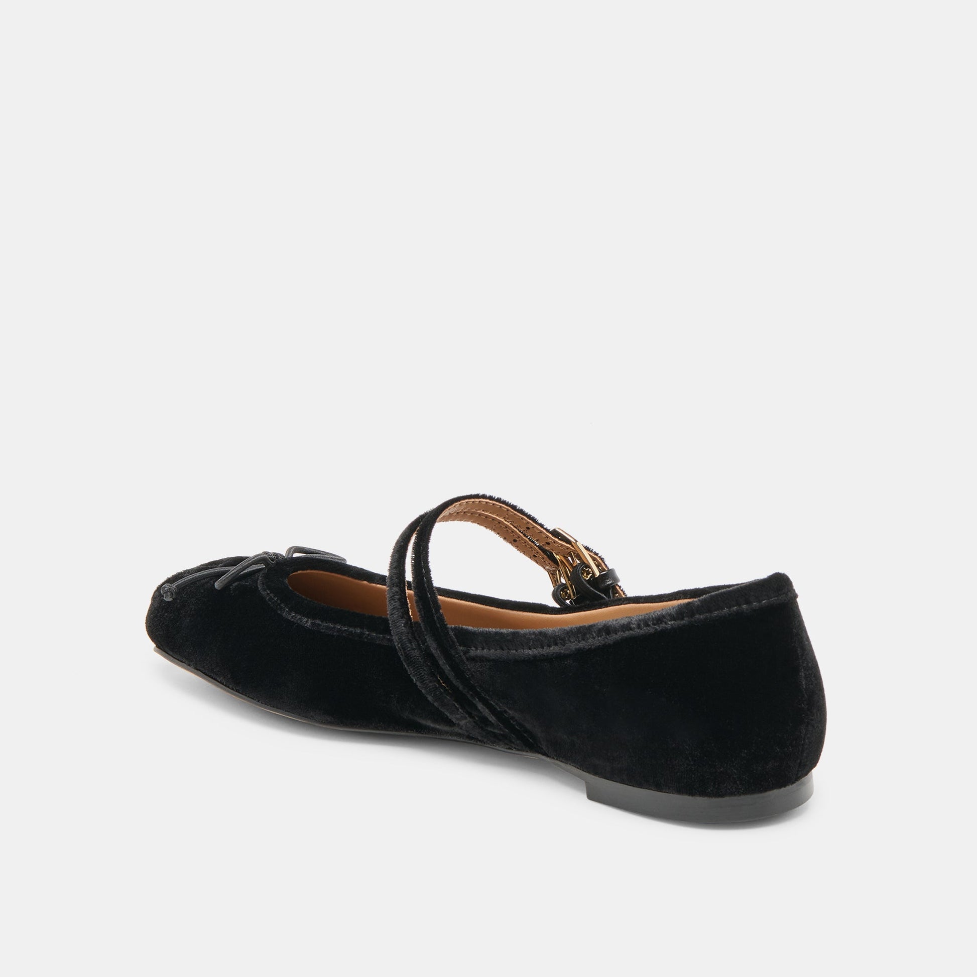 Dolce Vita Gibsen Nero Velvet Ballet Flats
