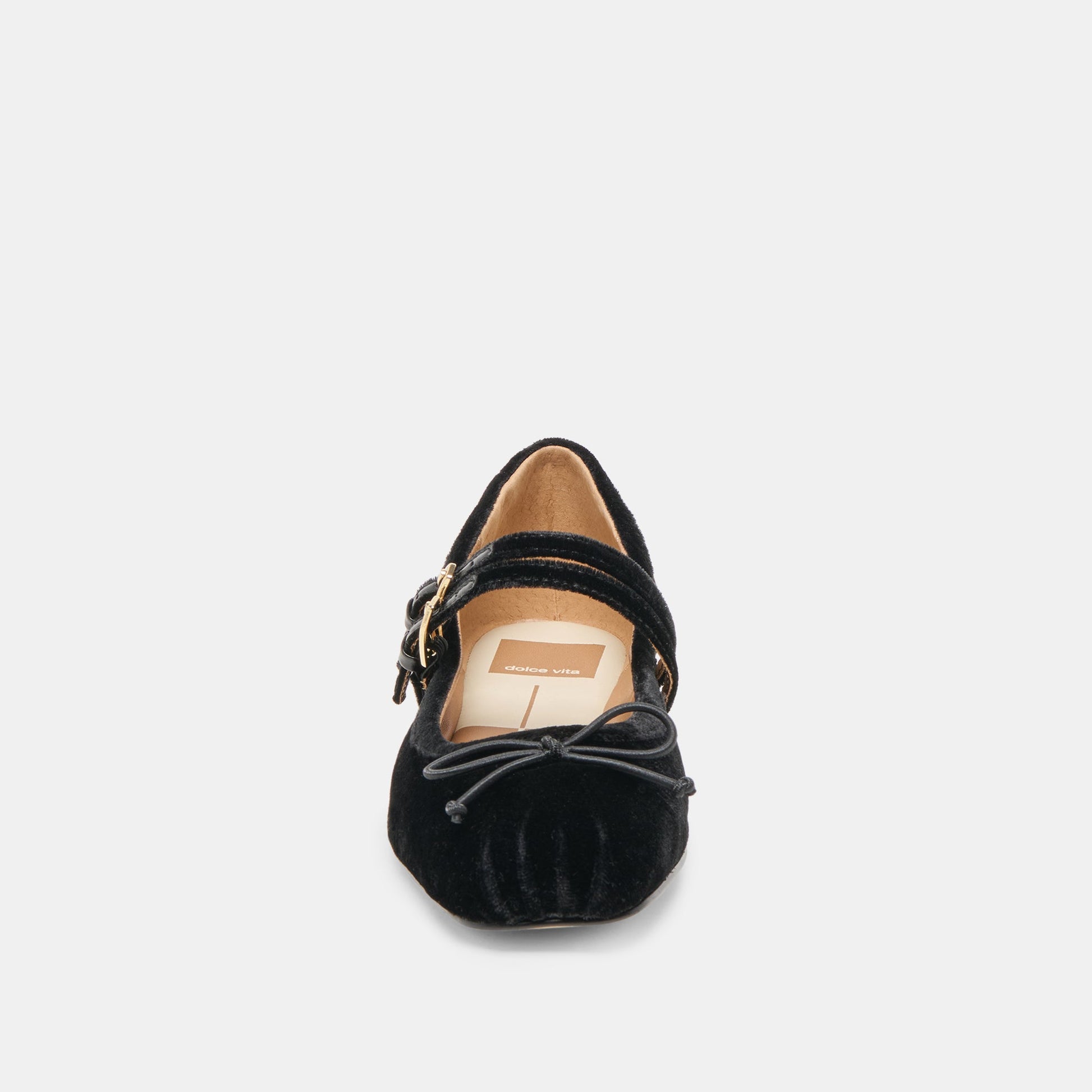 Dolce Vita Gibsen Nero Velvet Ballet Flats